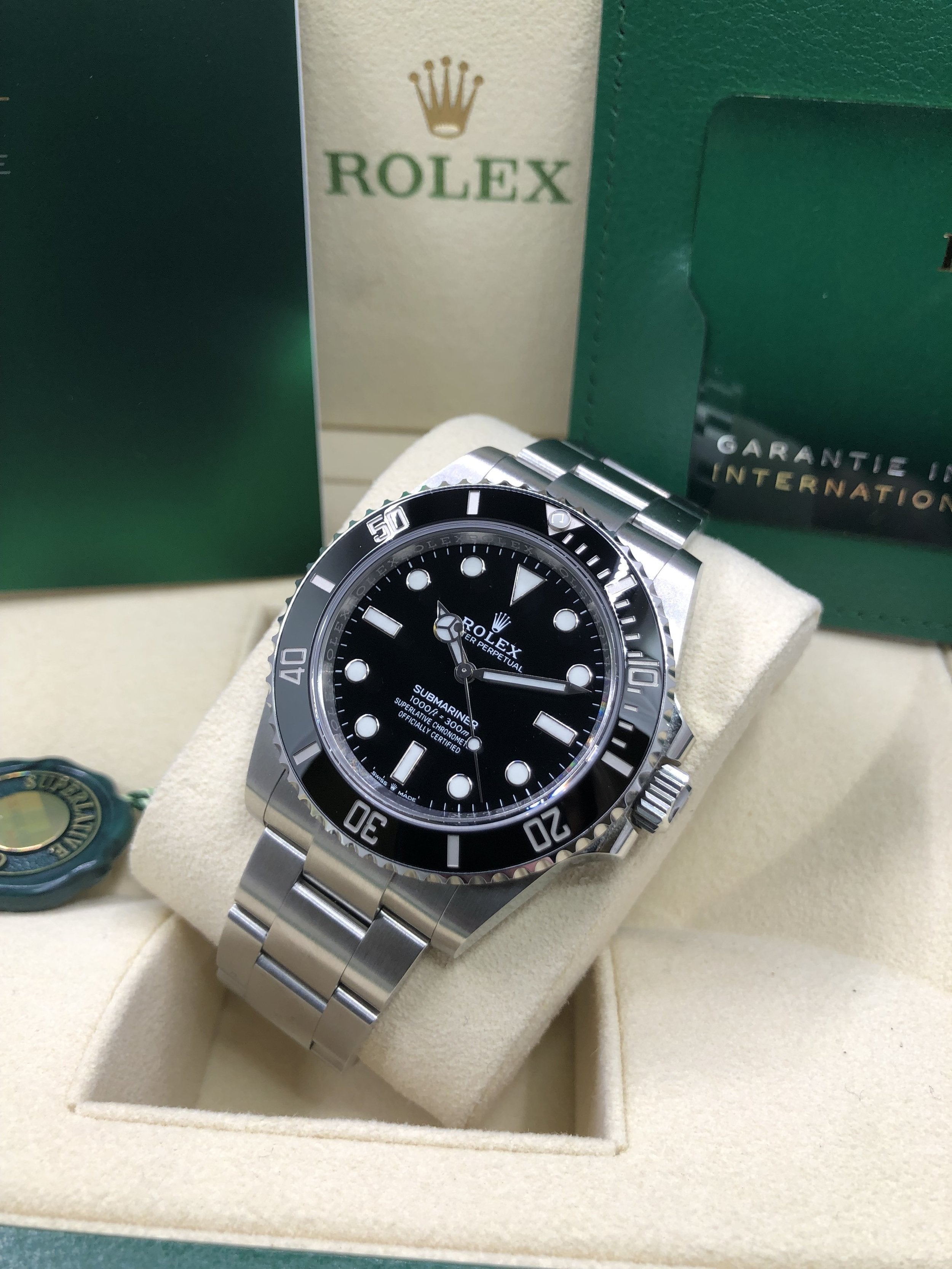 Rolex Submariner 41 124060 Black Dial Watch