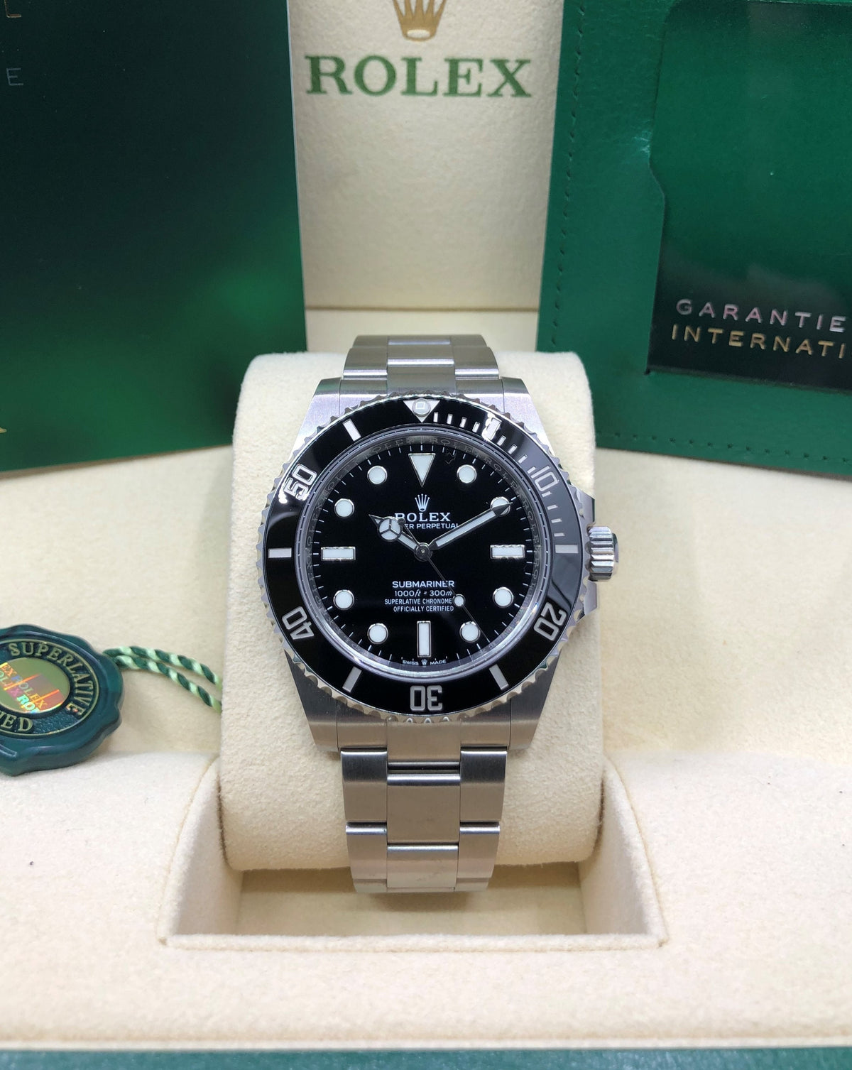 Rolex Submariner 41 124060 Black Dial Watch