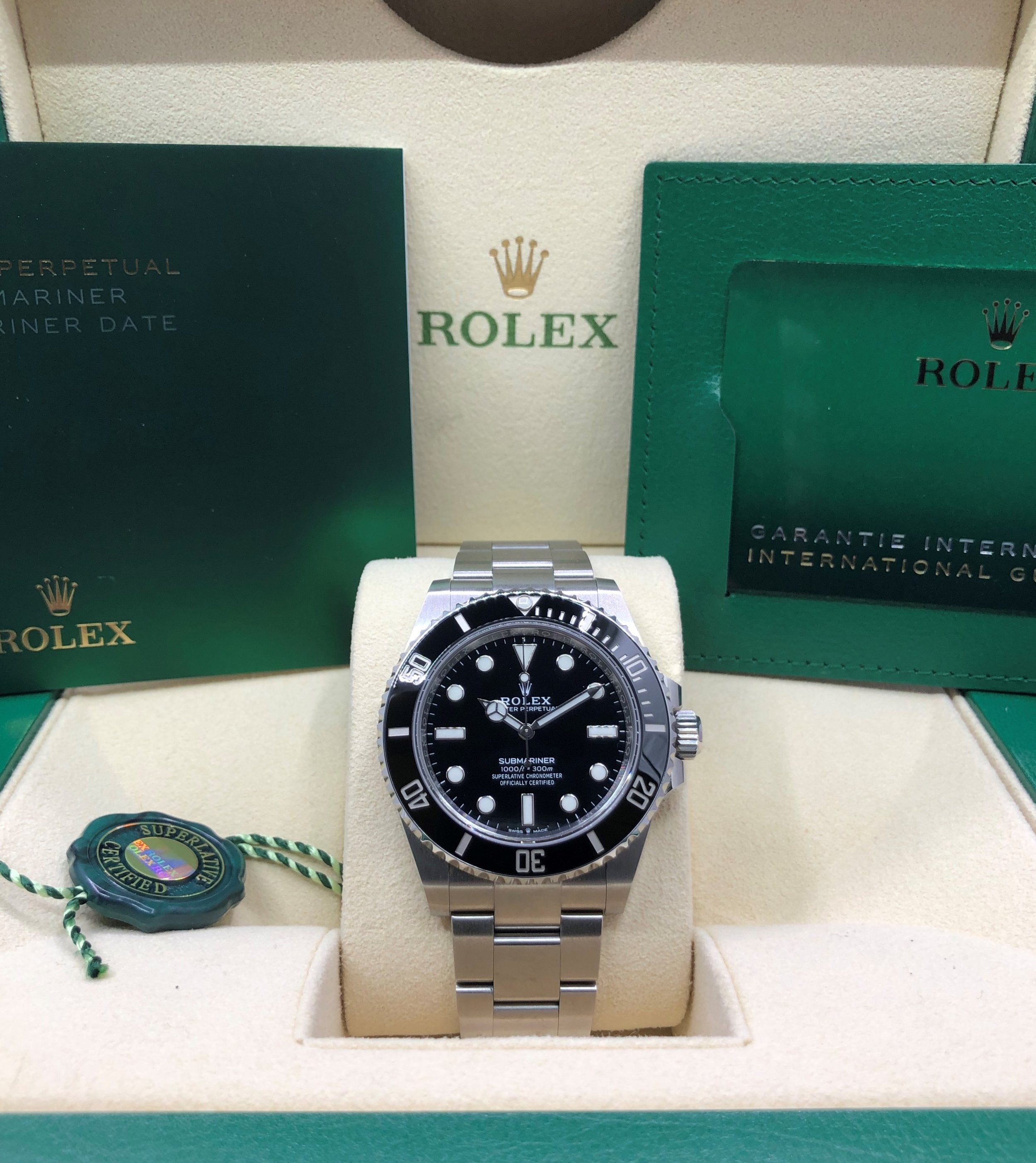 Rolex Submariner 41 124060 Black Dial Watch