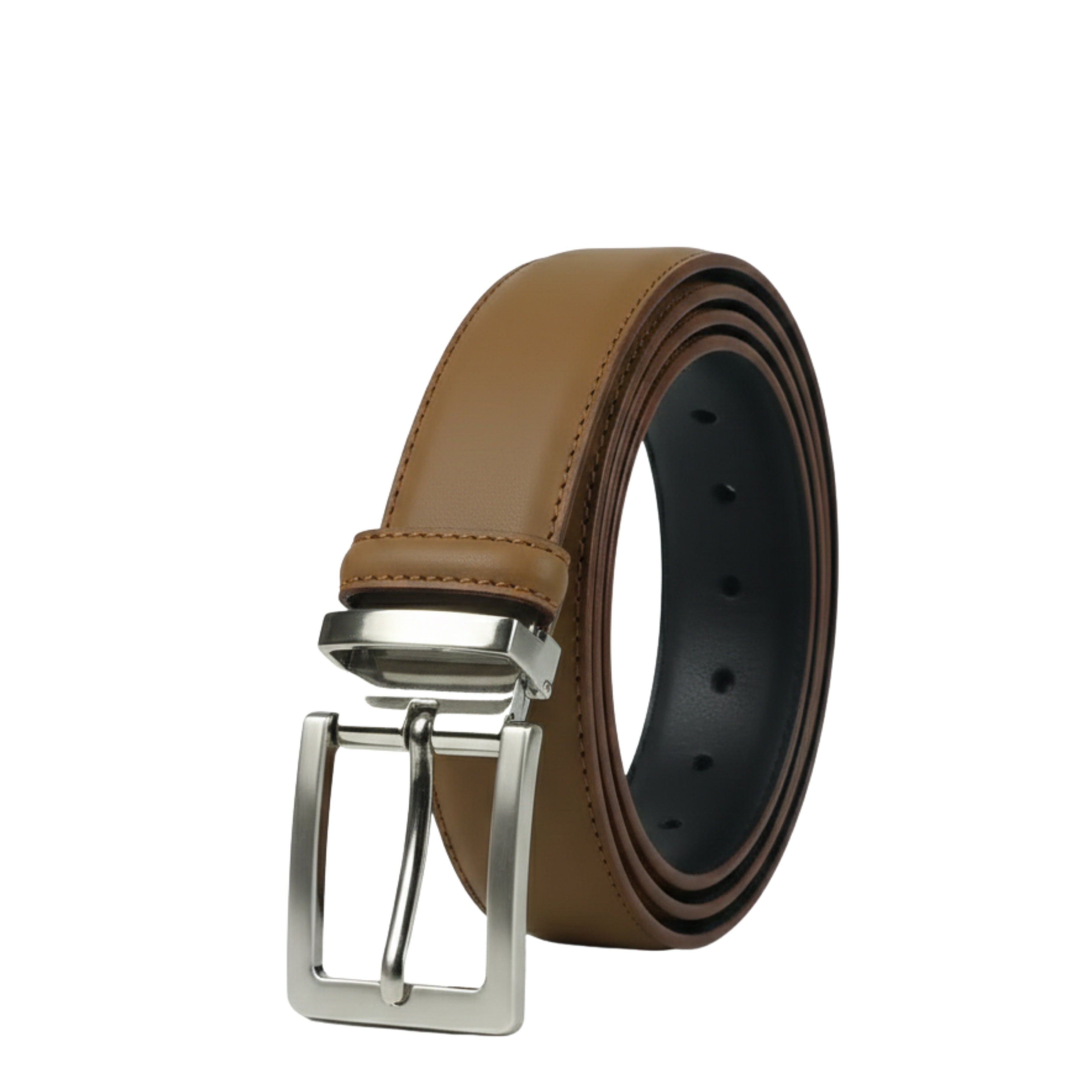 Velkado Double Sided Reversible Men's' Leather Belt