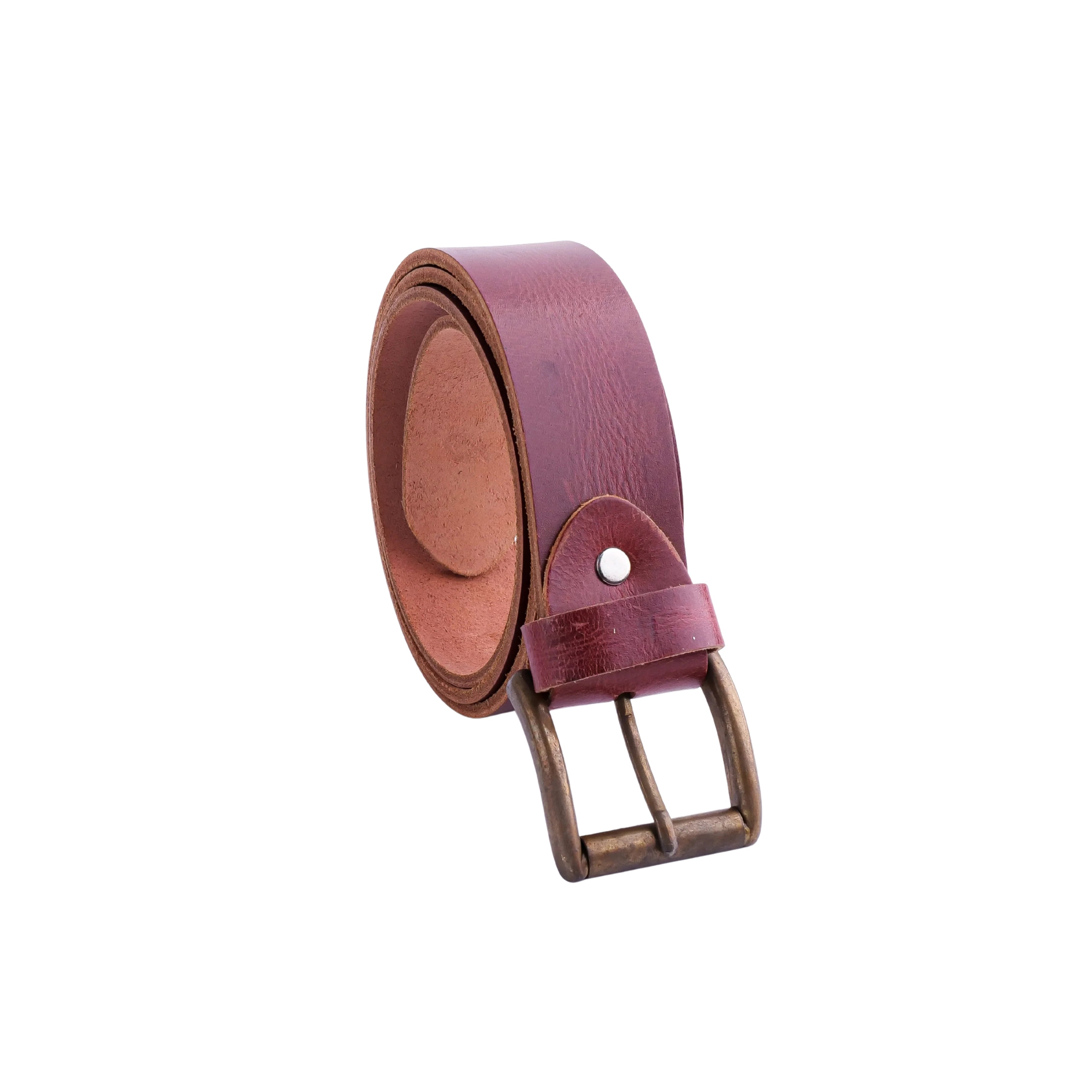 Rustic Leather Casual Jeans Belt For Men