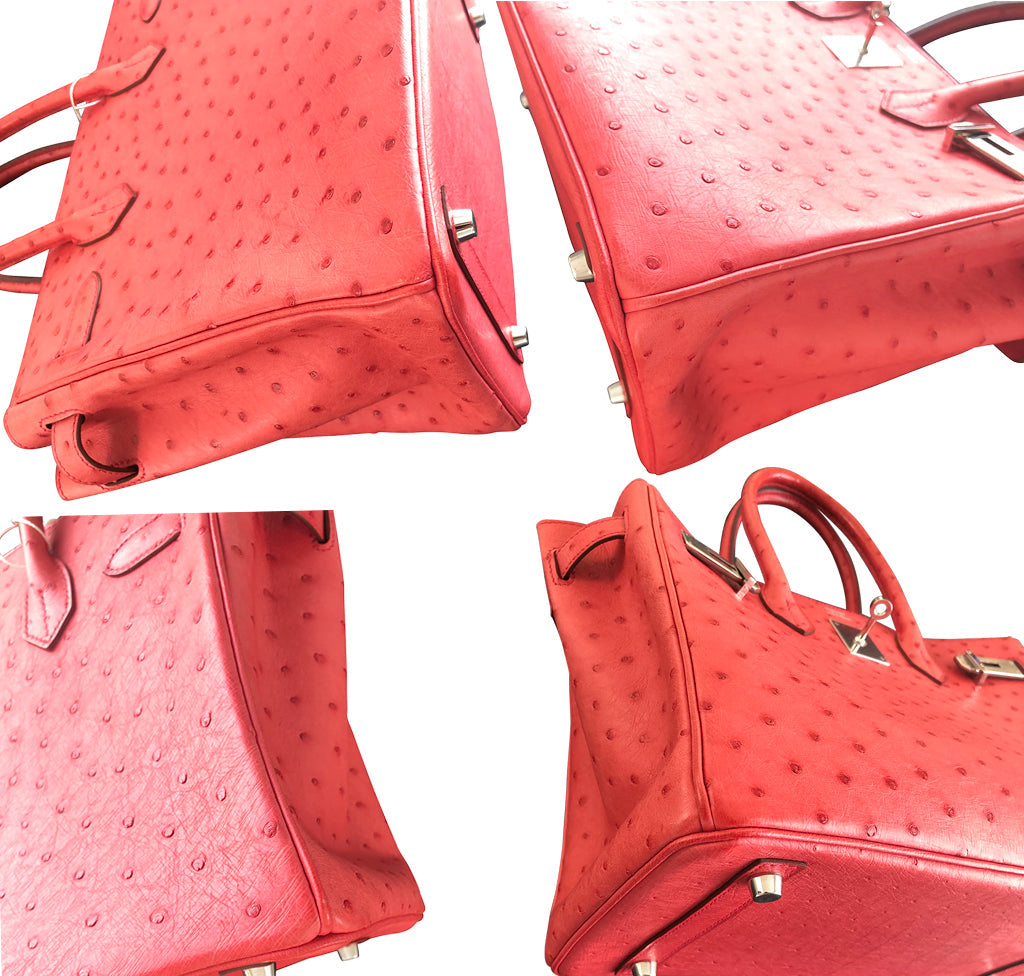 Hermes Birkin 30 Ostrich Bougainvillea