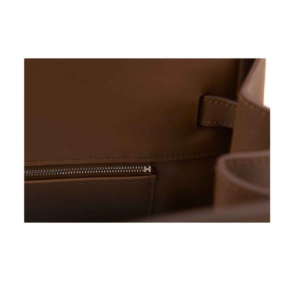 Hermes Shadow Birkin 35 Alezan Evercalf Leather
