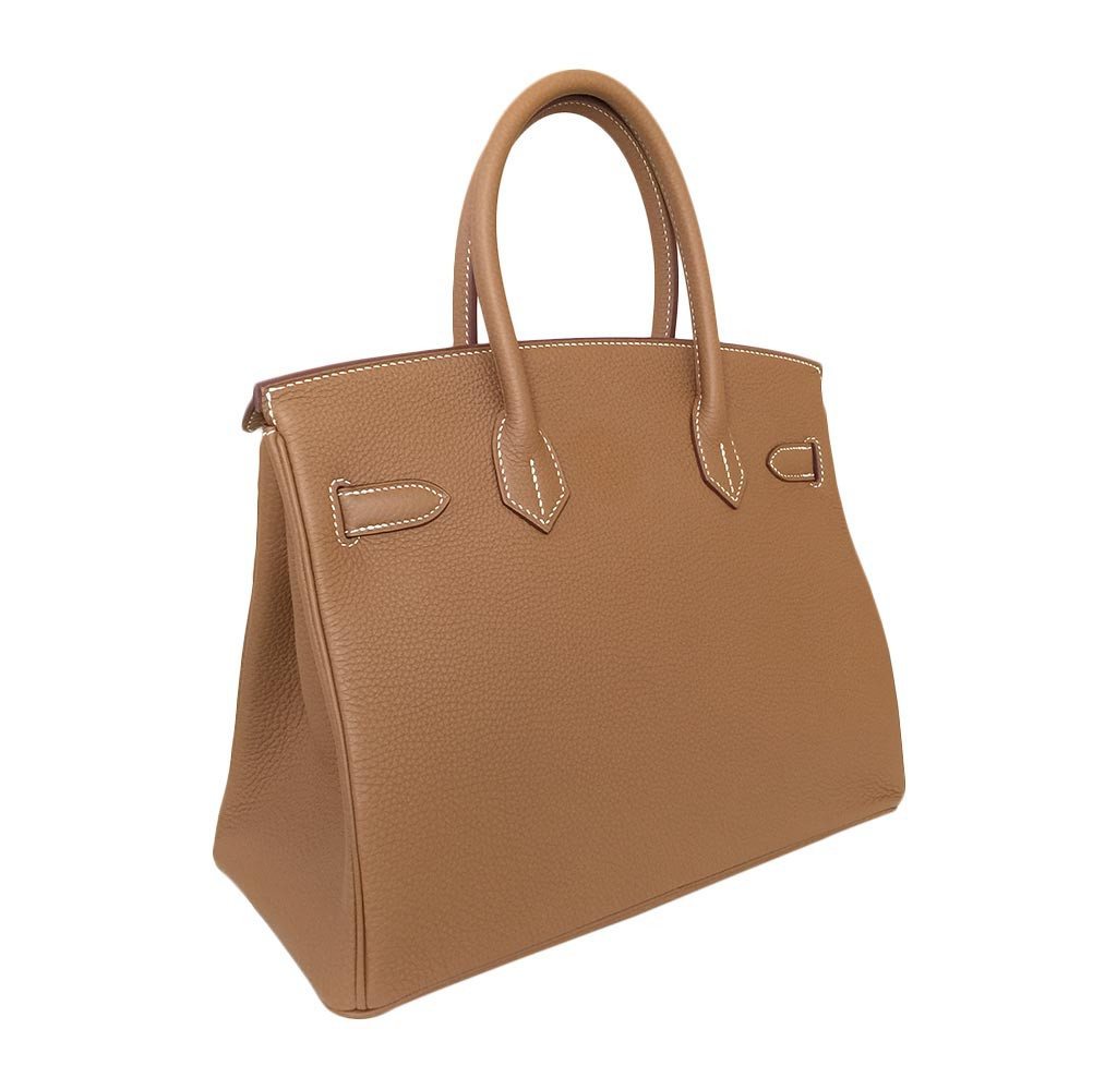 Hermes Birkin 30 Gold Togo Leather Gold Hardware