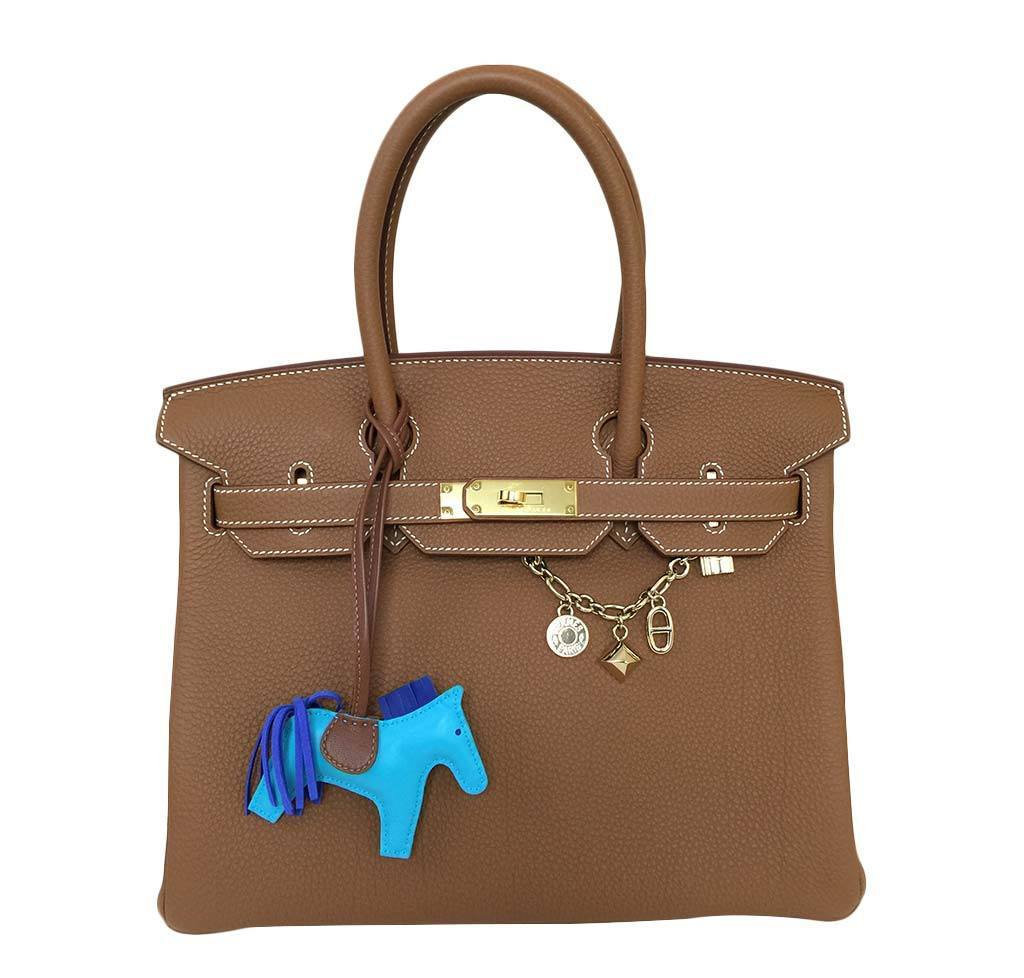 Hermes Birkin 30 Gold Togo Leather Gold Hardware