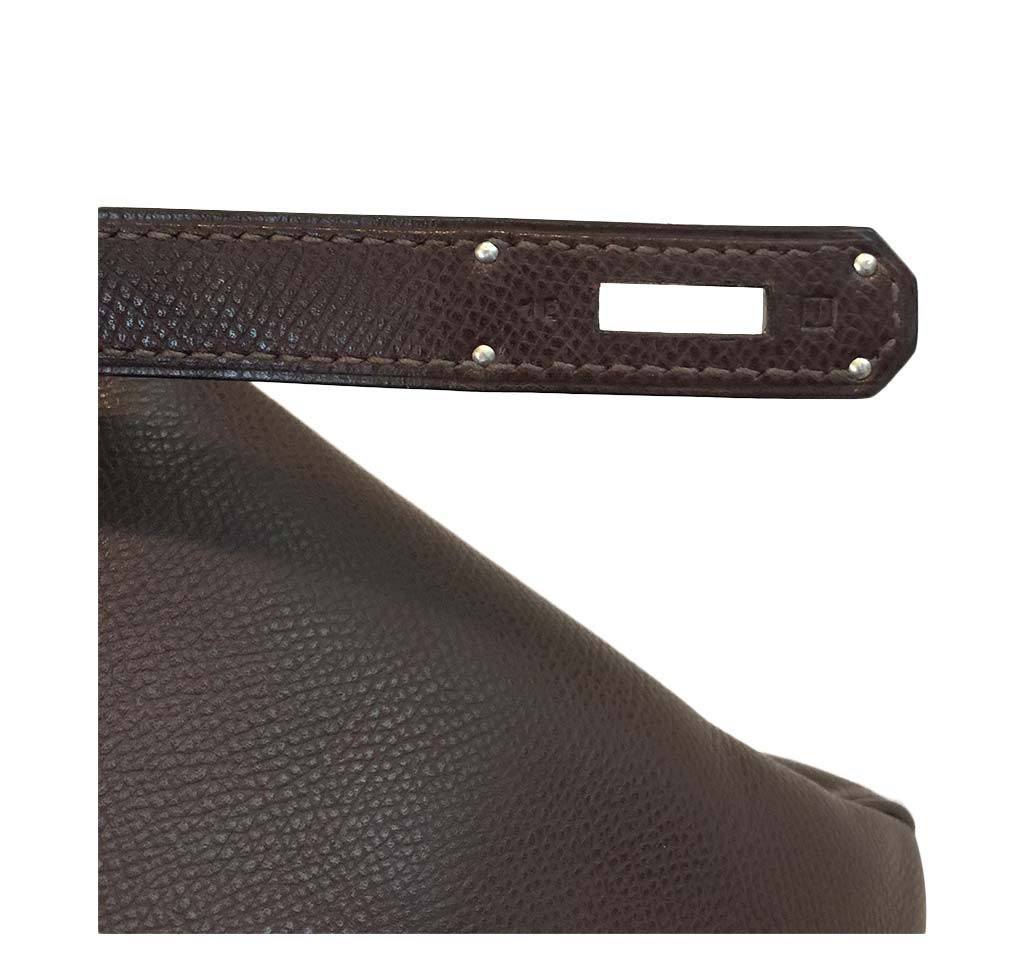 Hermes Birkin 35 Cacao Epsom Leather Palladium Hardware