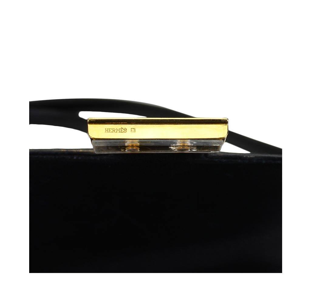 Hermes Constance 18 Black Box Leather Gold Hardware