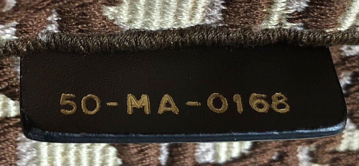 Dior Book Tote Brown Oblique Canvas Handbag