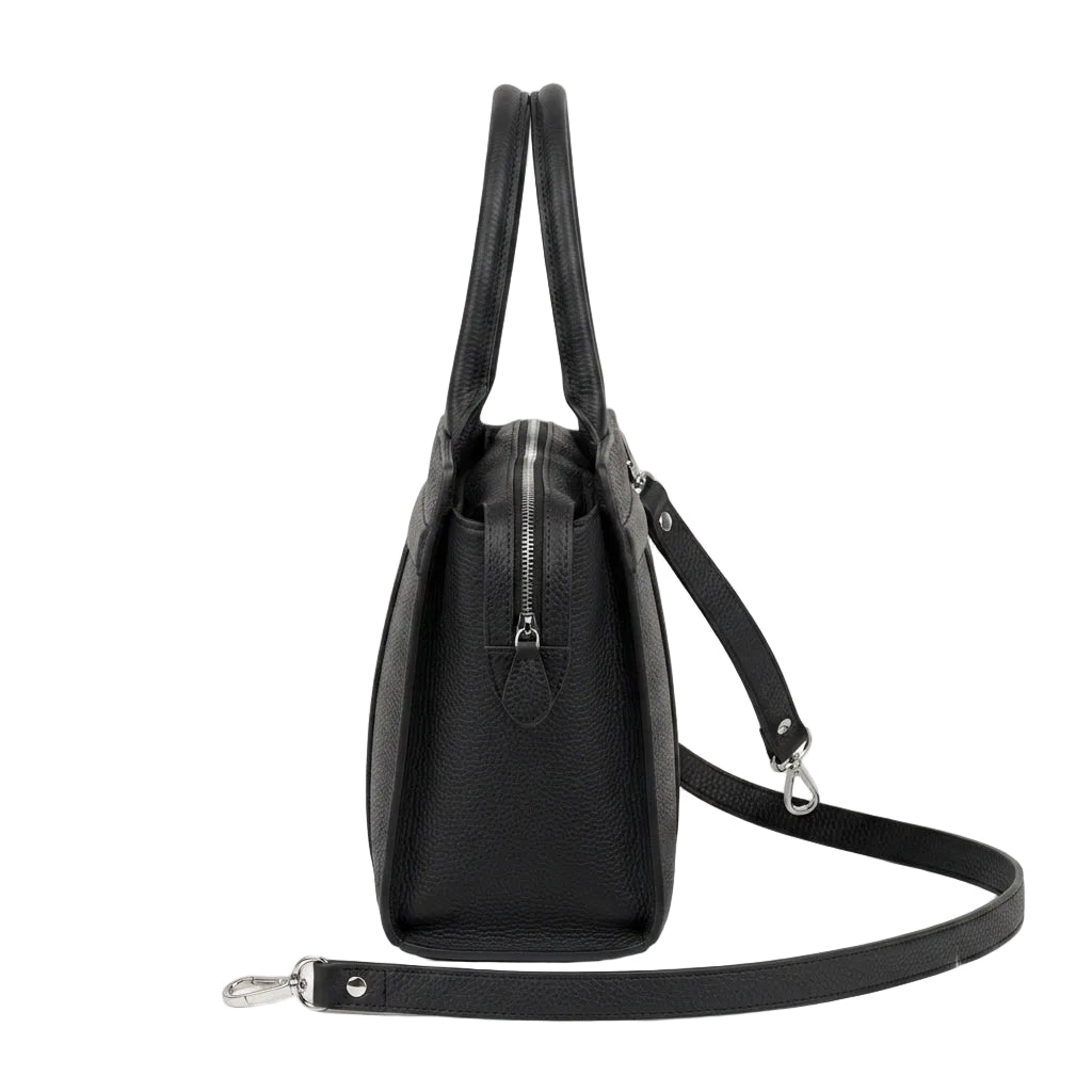 Elegant Trapeze Top Handle Bag