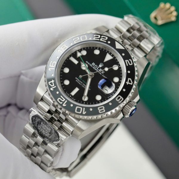 Rolex GMT-Master II 40 126710GRNR Black Dial Watch