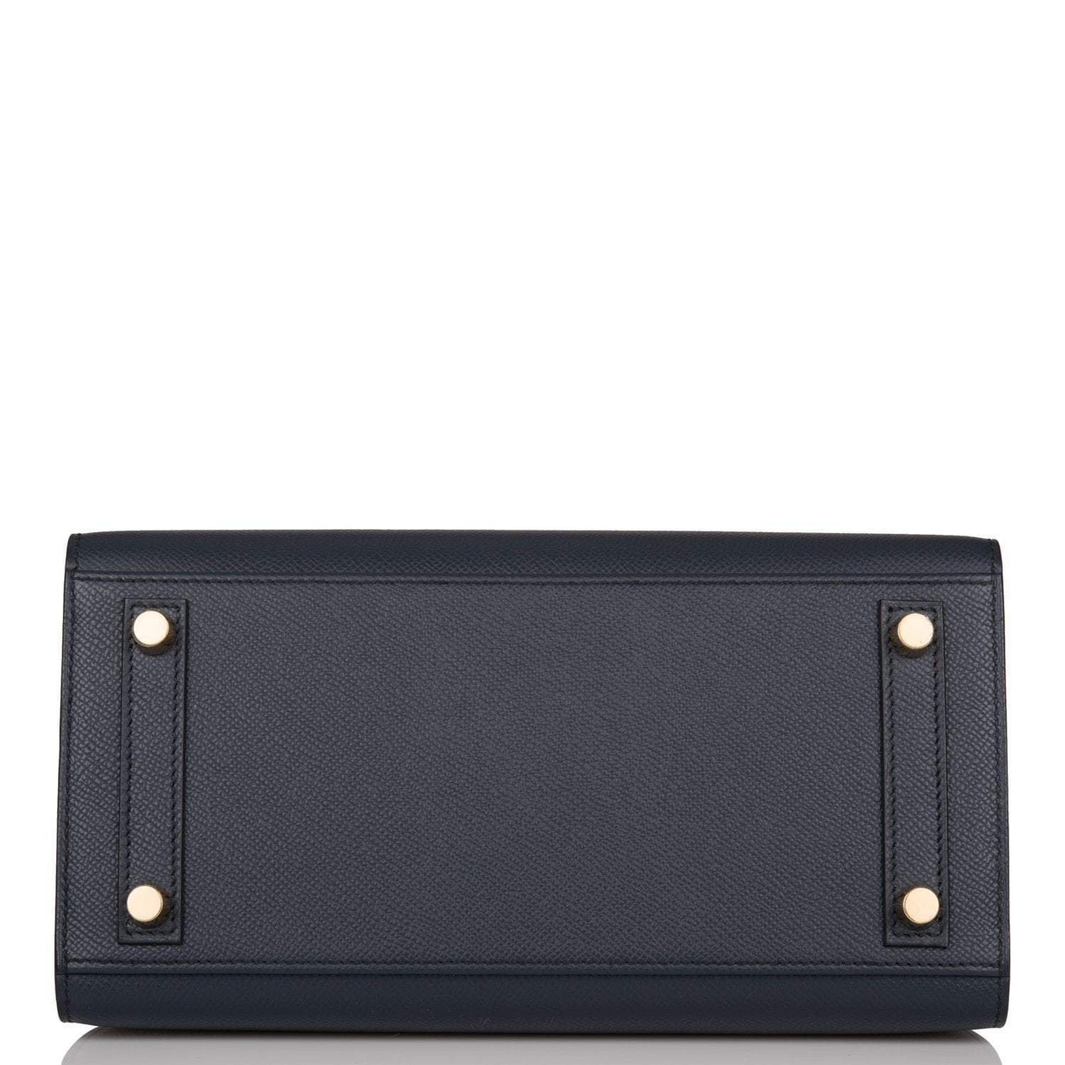 Hermes Birkin Sellier 25 Bleu Indigo Epsom Gold Hardware