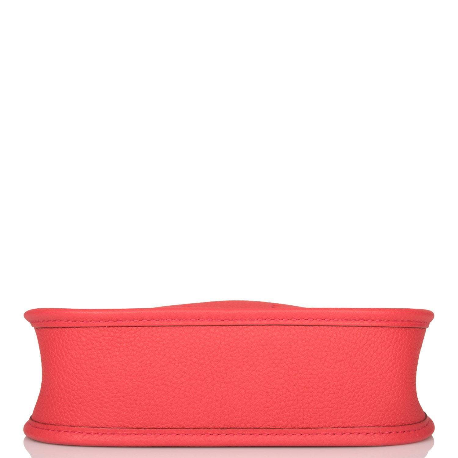 Hermes Bougainvillea Clemence Evelyne TPM Bag Palladium Hardware
