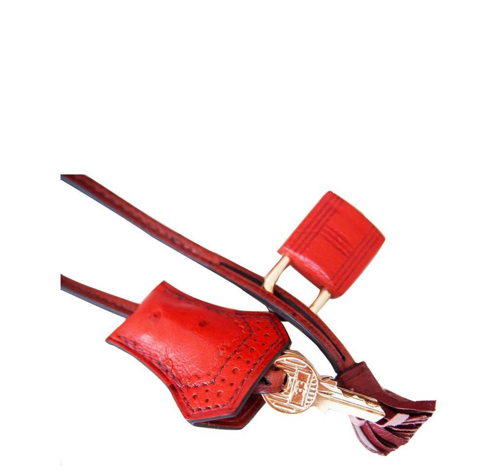 Hermes Birkin 30 Ghillies Bag Tri-Color Red - Limited Edition