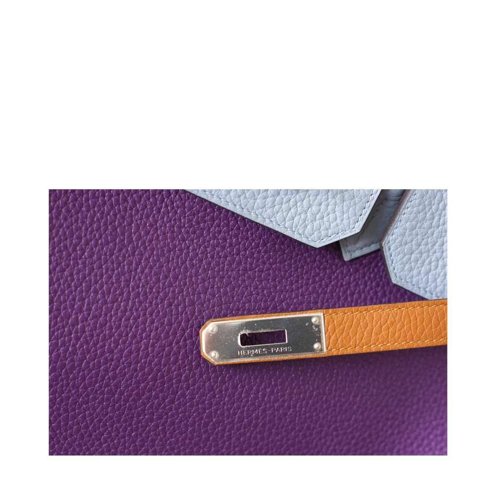 Hermès Birkin 35 Arlequin Limited Edition Bag PHW