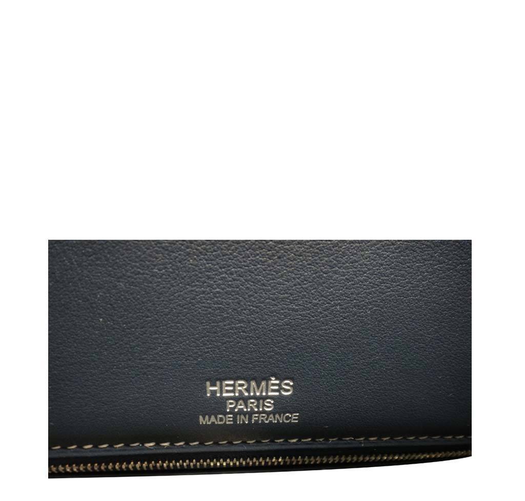 Hermès Birkin Ghillies 35 Bag Blue Toile