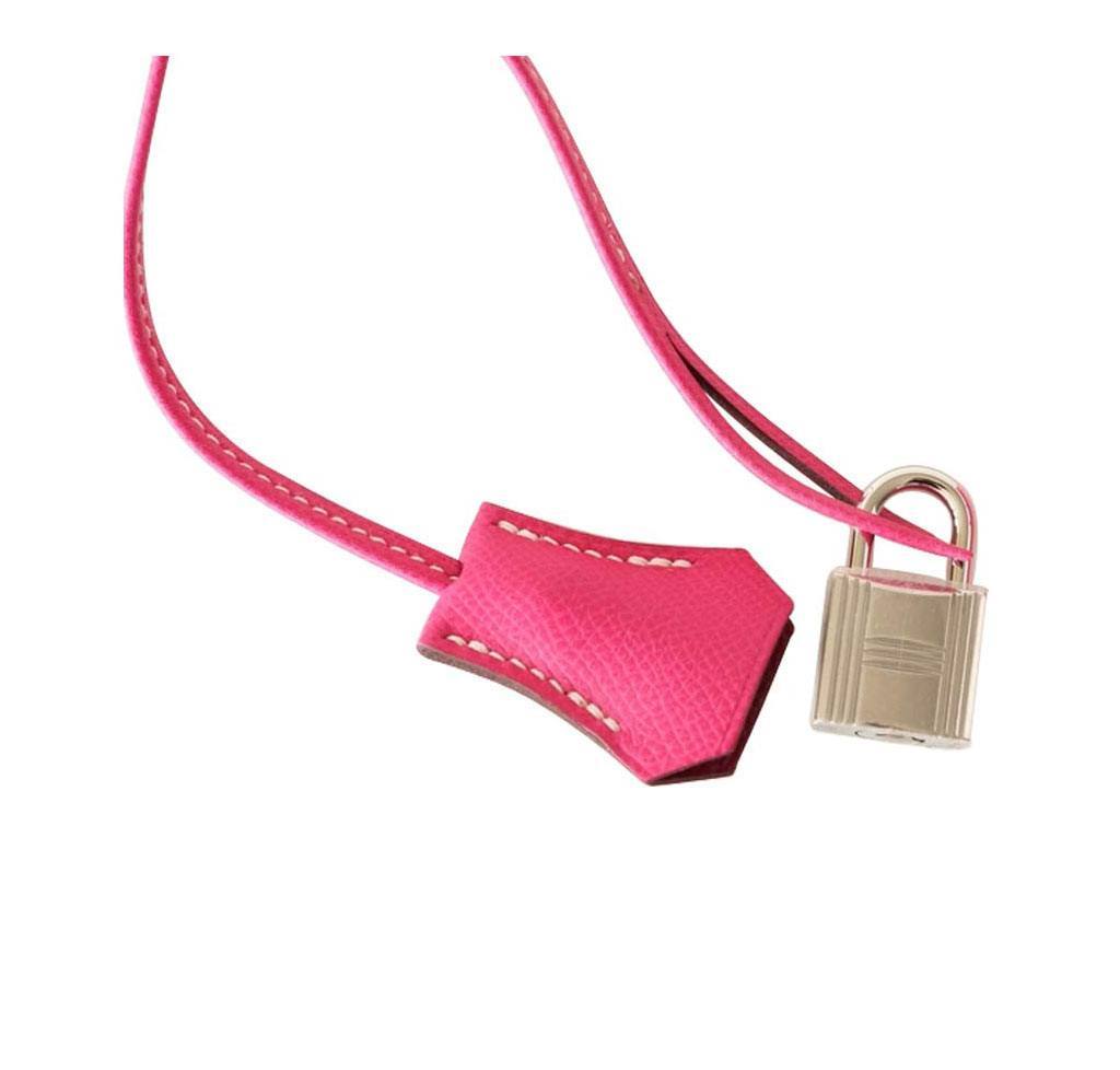 Hermes Birkin 35 Rose Tyrien Epsom Leather Palladium Hardware