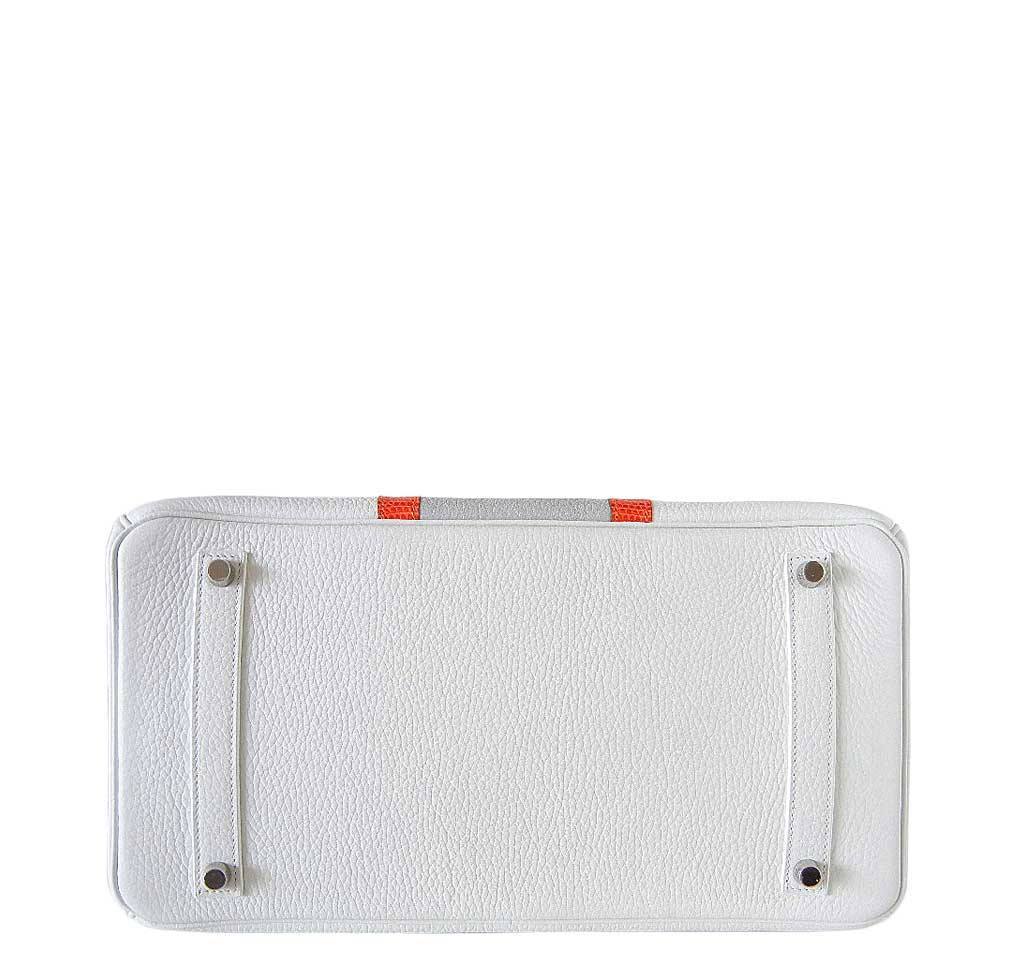 Hermès Birkin 35 White Club Bag PHW