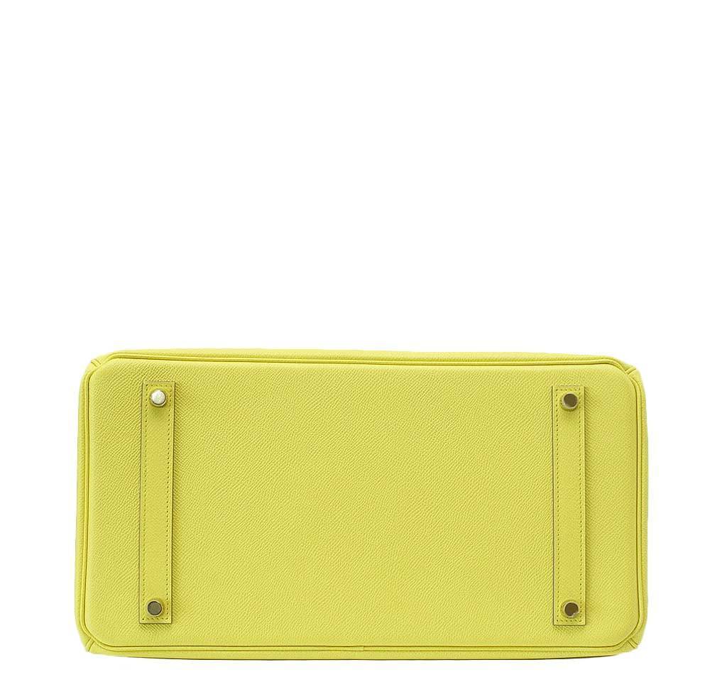 Hermès Birkin 35 Souffre Yellow Bag