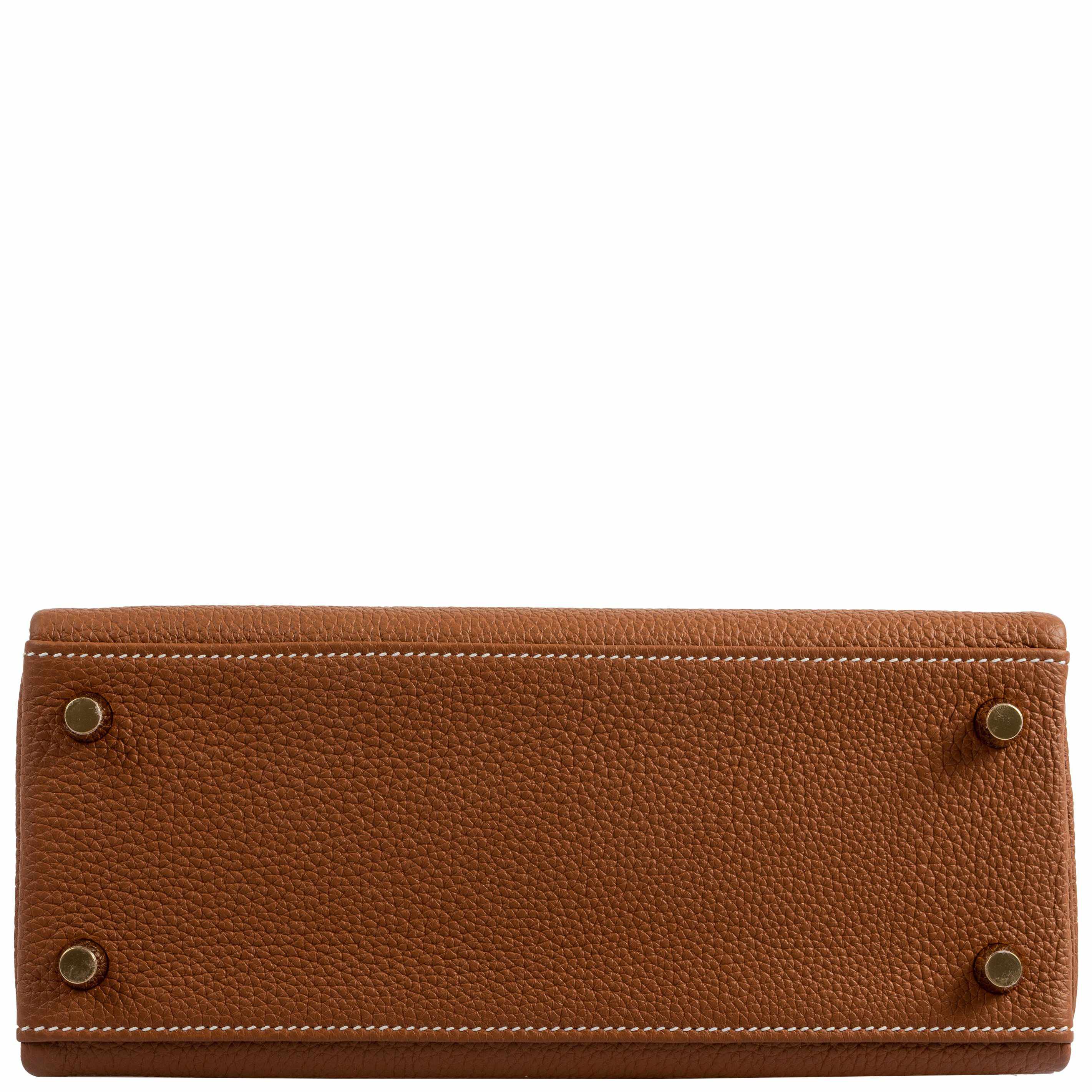 Hermes Kelly 25 Retourne Gold Togo Gold Hardware