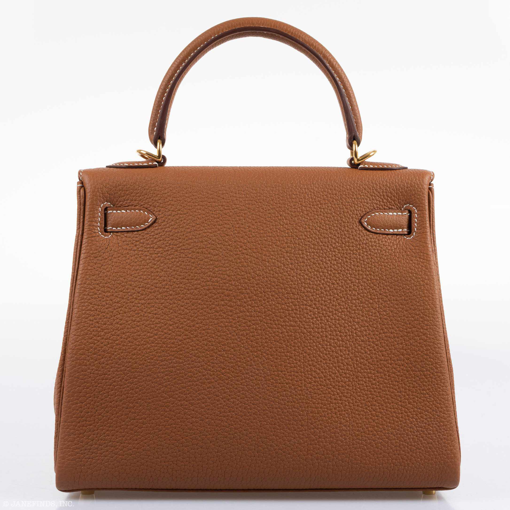 Hermes Kelly 25 Retourne Gold Togo Gold Hardware