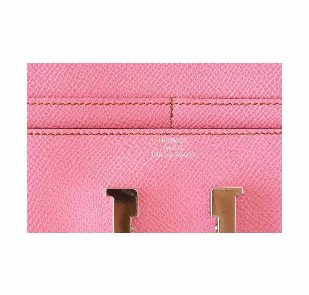 Hermes Constance 5P Pink Epsom Leather Palladium Hardware