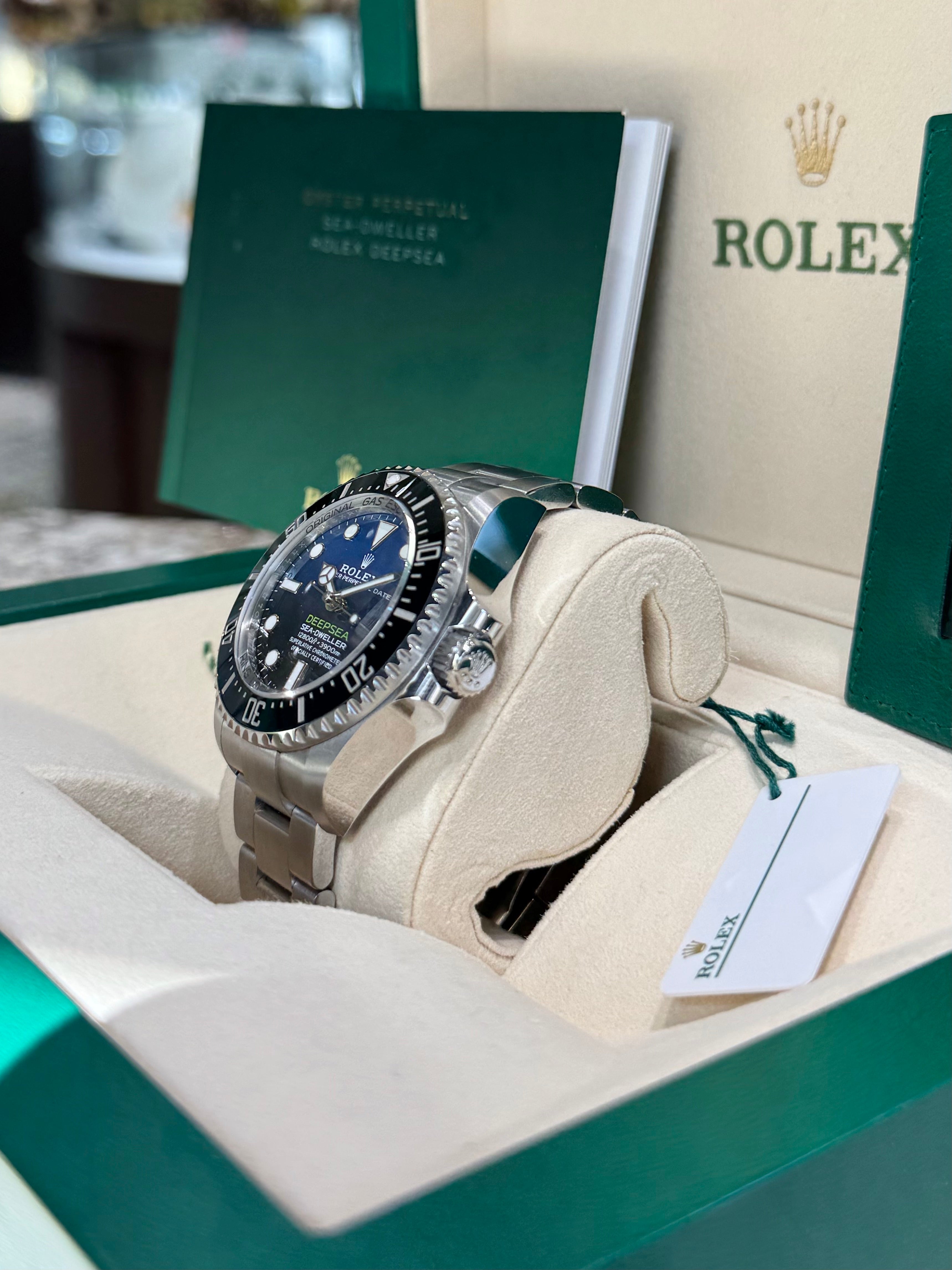 Rolex Deepsea 44 136660 Black Dial Watch