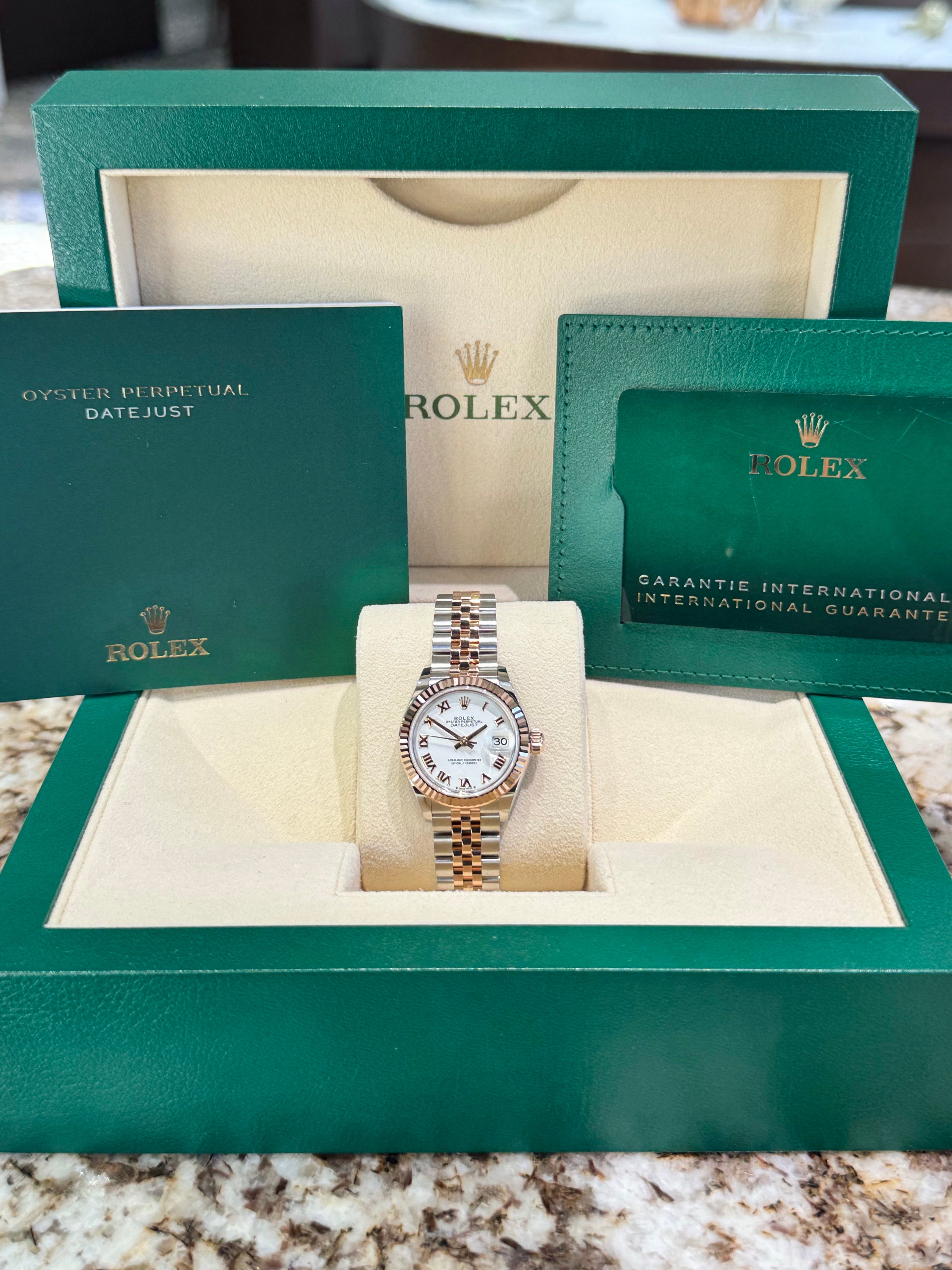 Rolex Datejust 28 279171 White Dial Watch