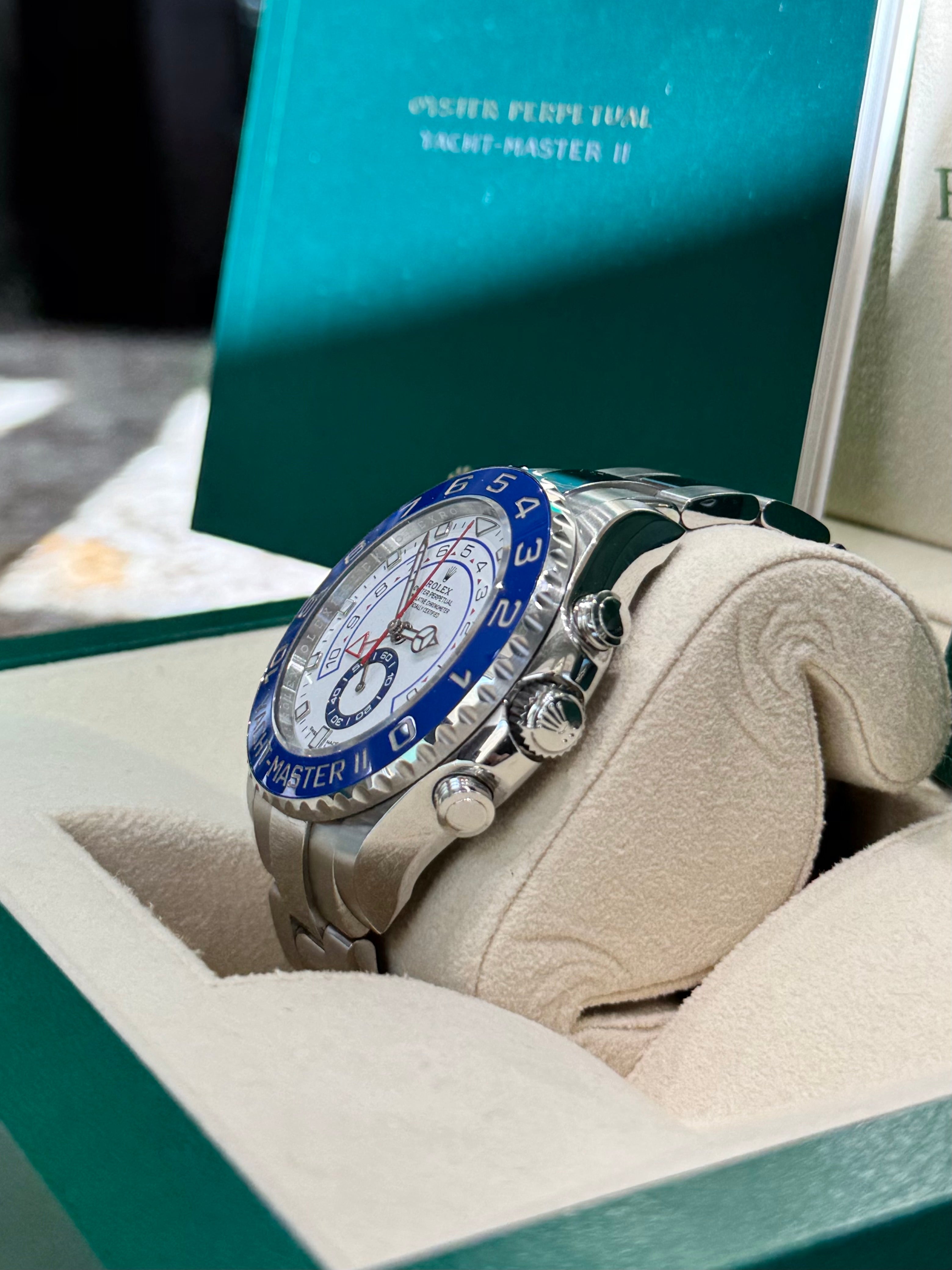 Rolex Yacht-Master II 44 116680 White Dial Watch