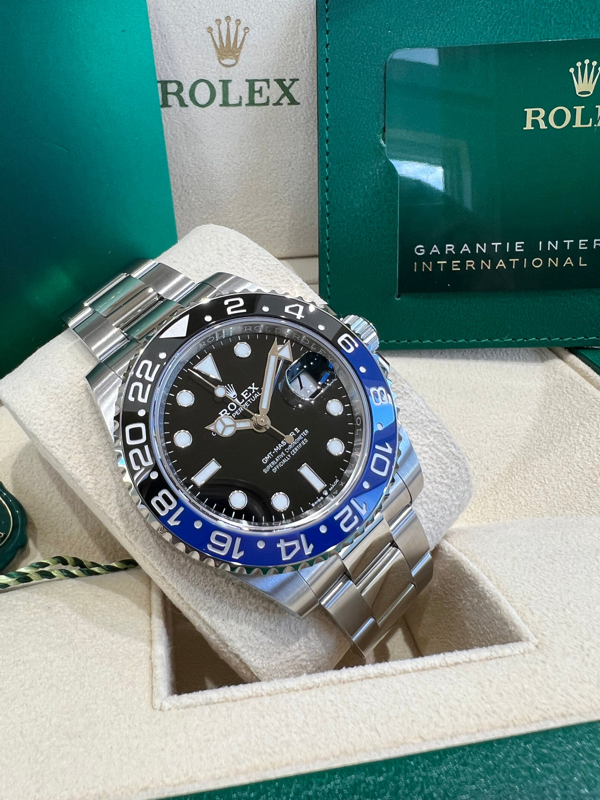 Rolex GMT-Master II 40 126710BLNR Black Dial Watch