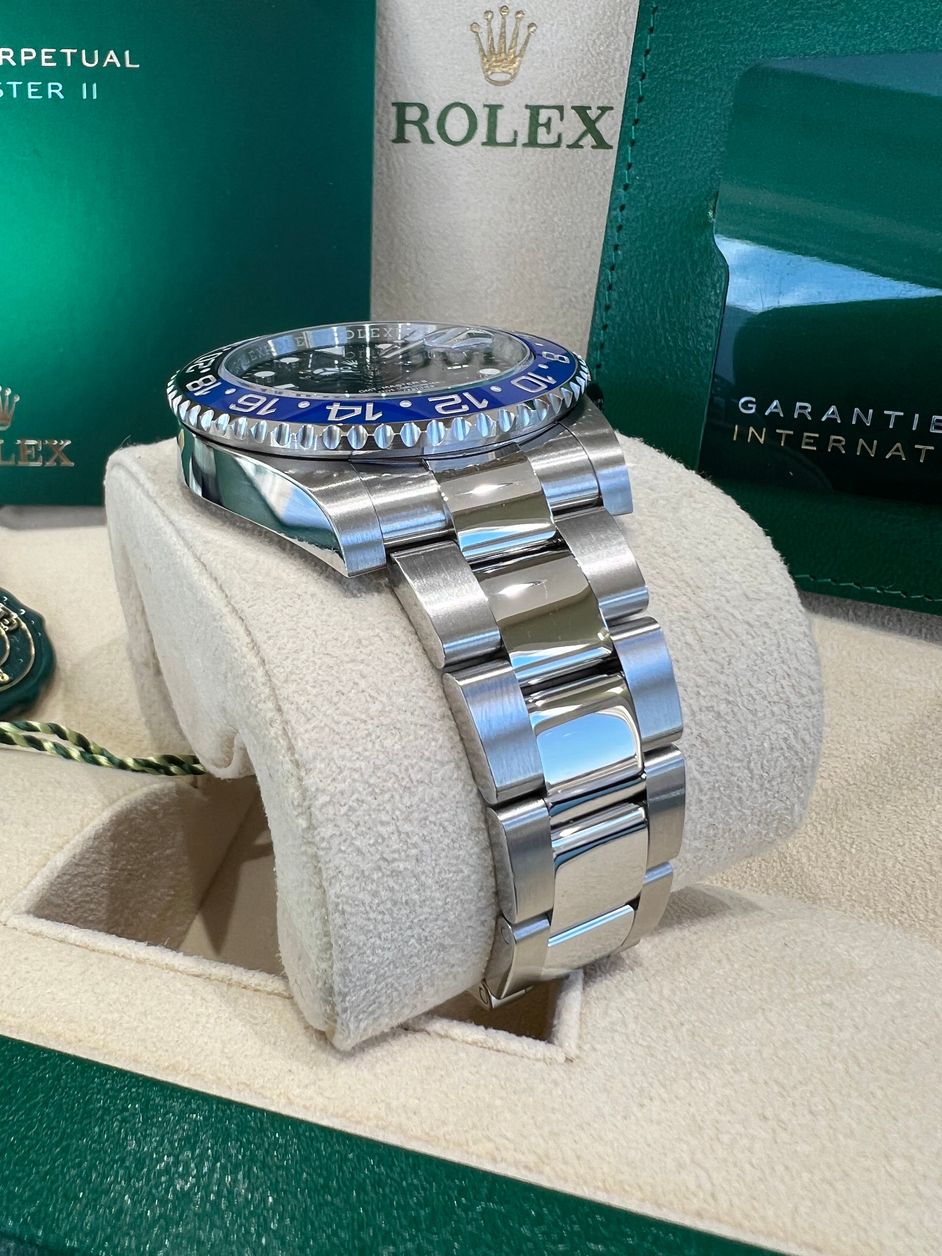 Rolex GMT-Master II 40 126710BLNR Black Dial Watch