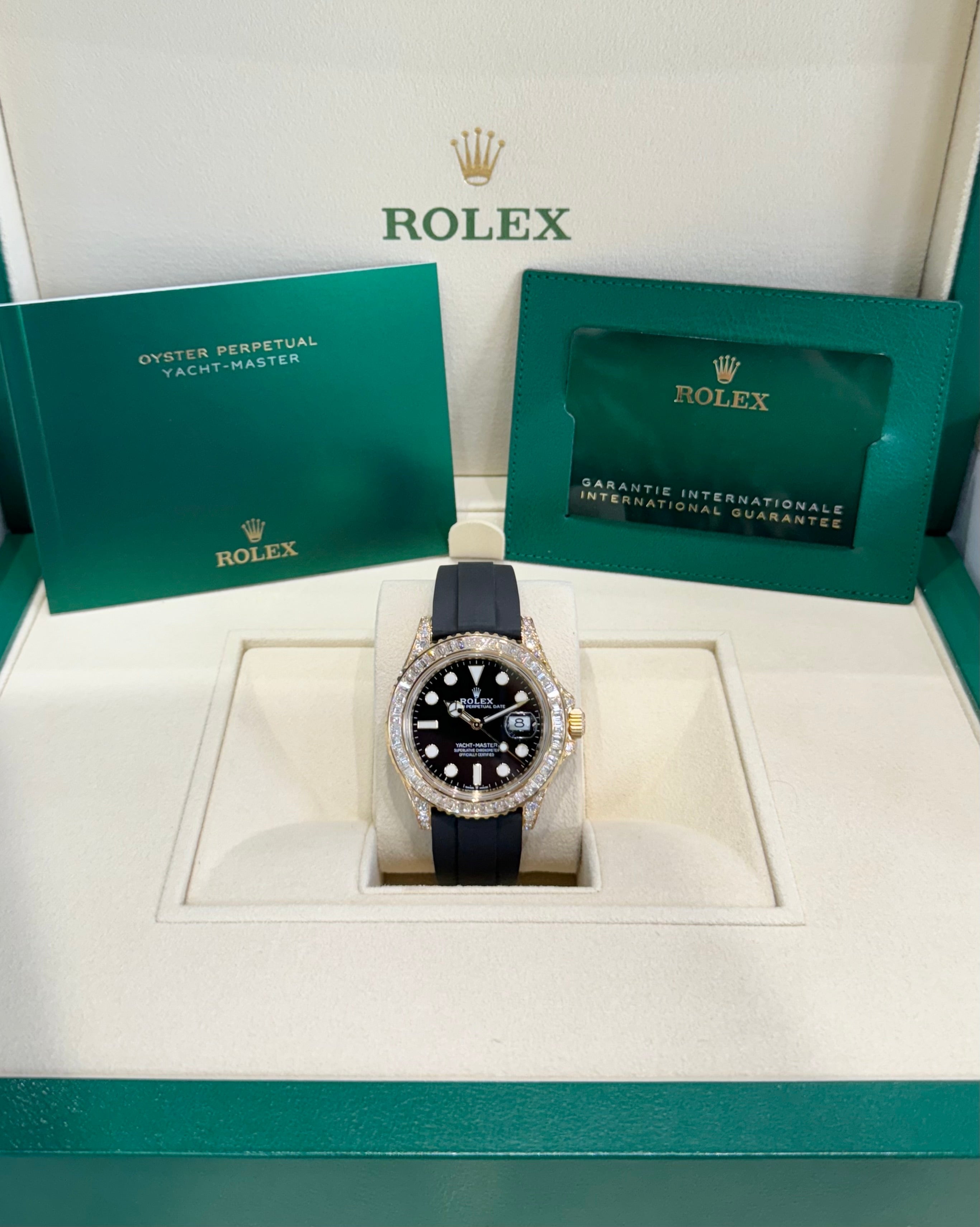 Rolex Yacht-Master 42 226668TBR Black Dial Watch