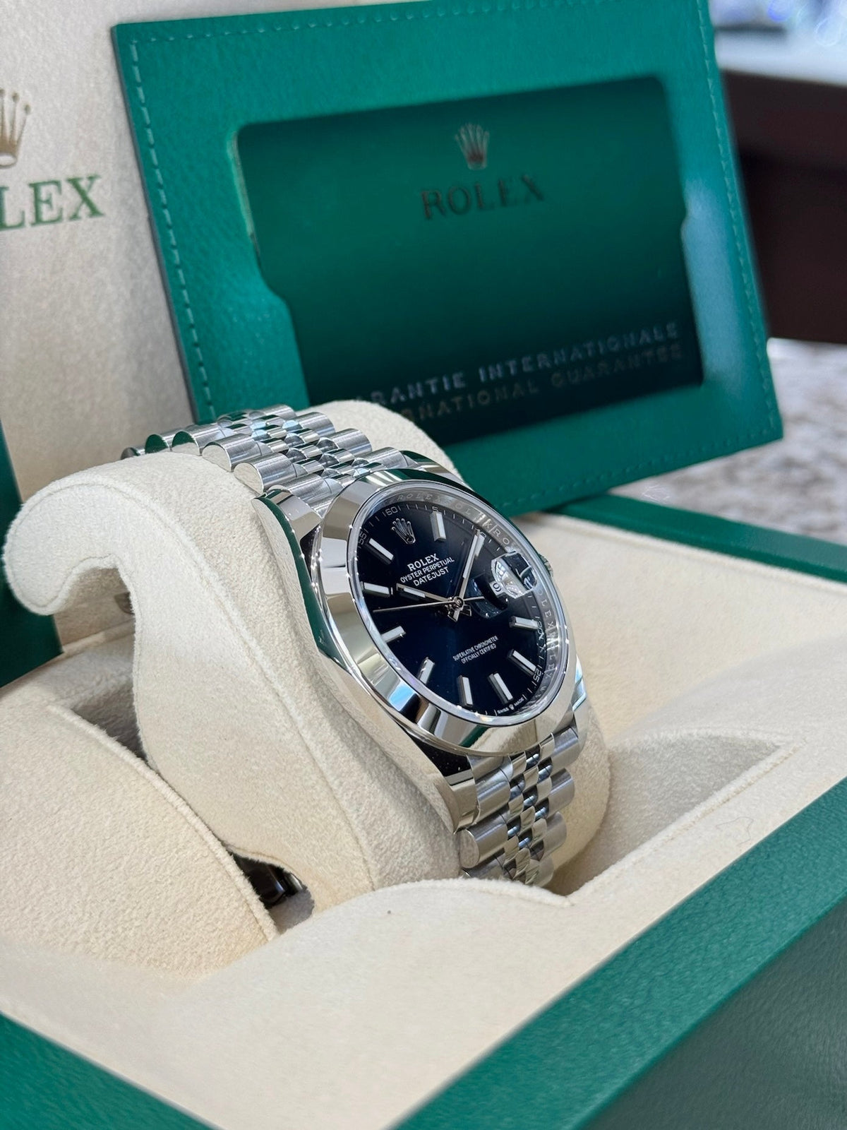 Rolex Datejust 41 126300 Blue Dial Watch