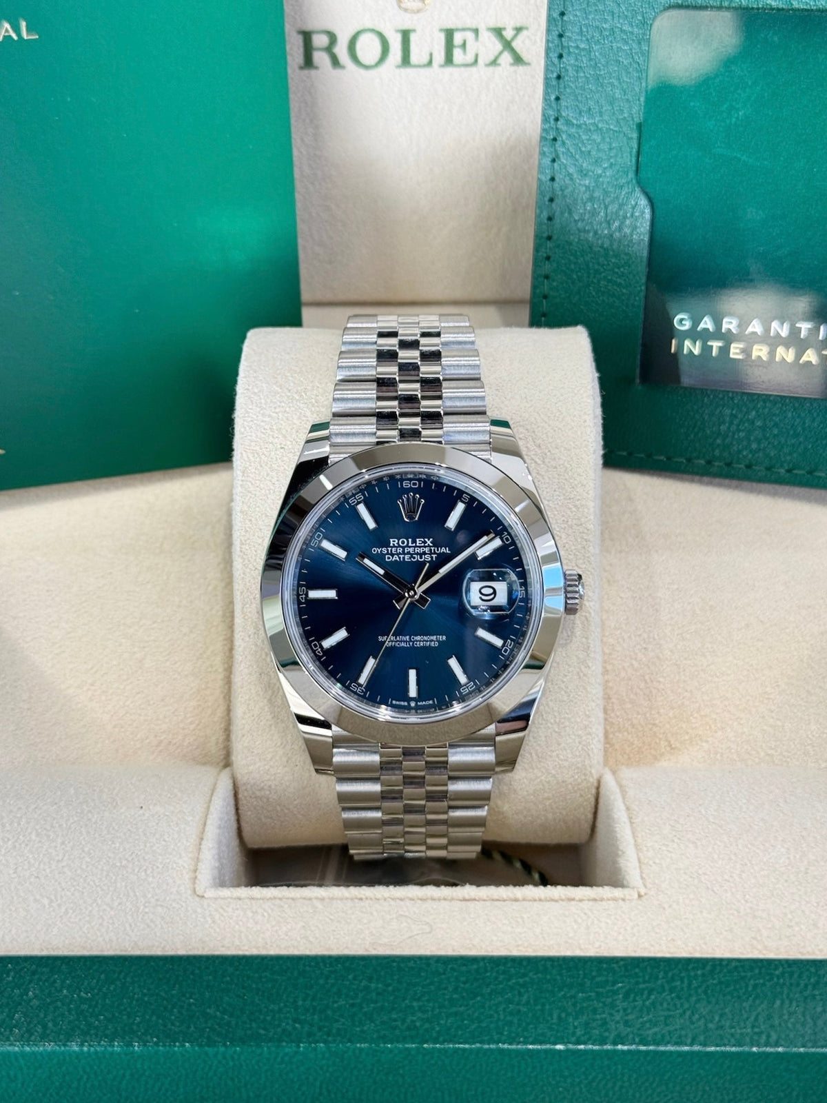 Rolex Datejust 41 126300 Blue Dial Watch