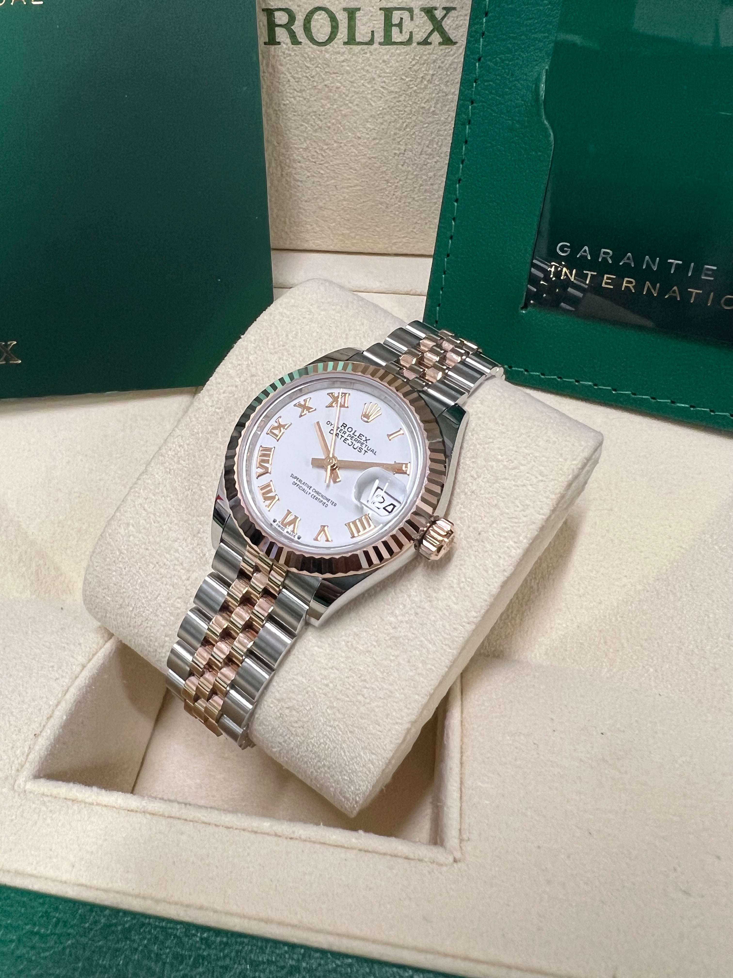Rolex Datejust 28 279171 White Dial Watch