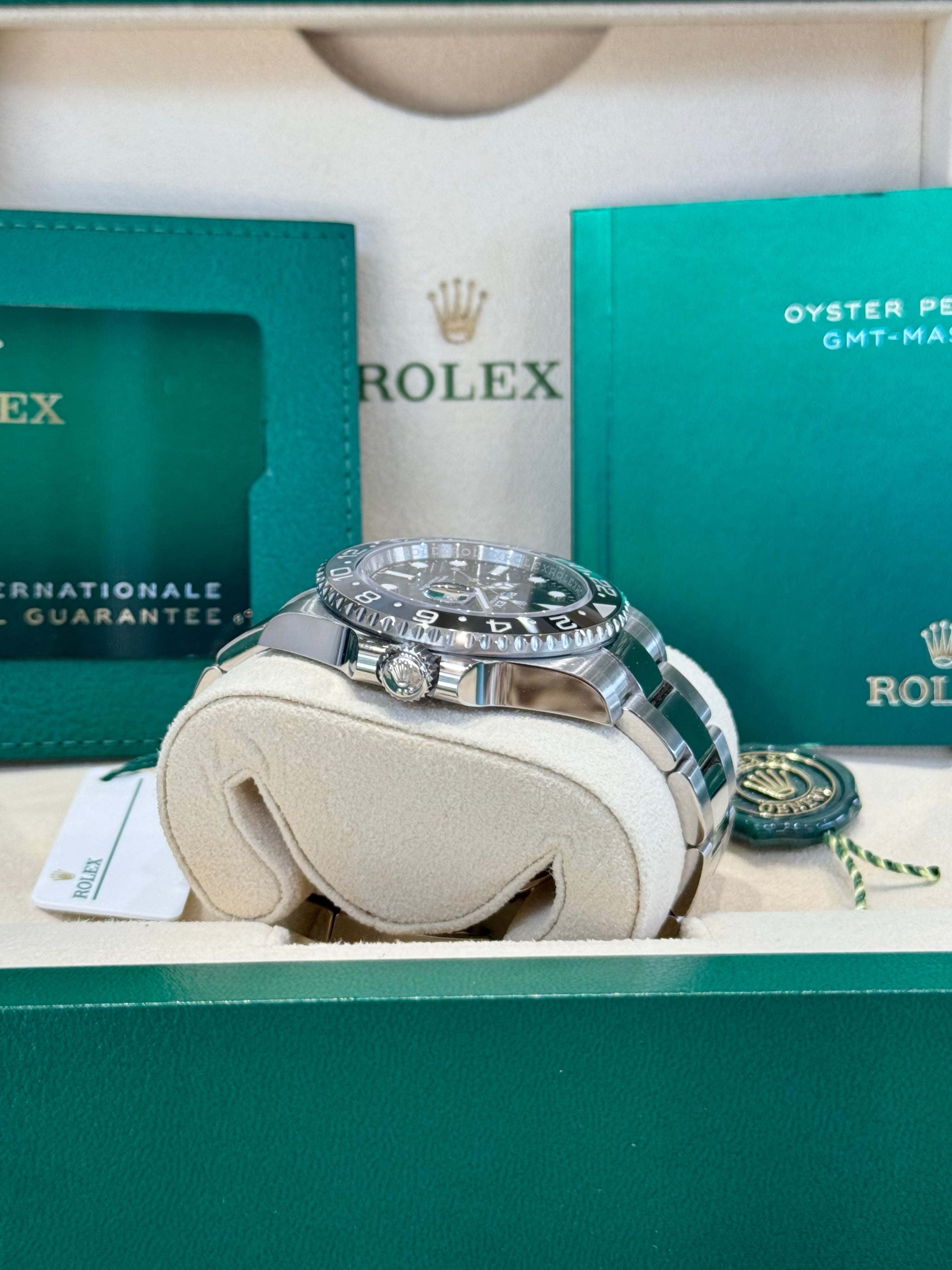 Rolex GMT-Master II 40 126710GRNR Black Dial Watch