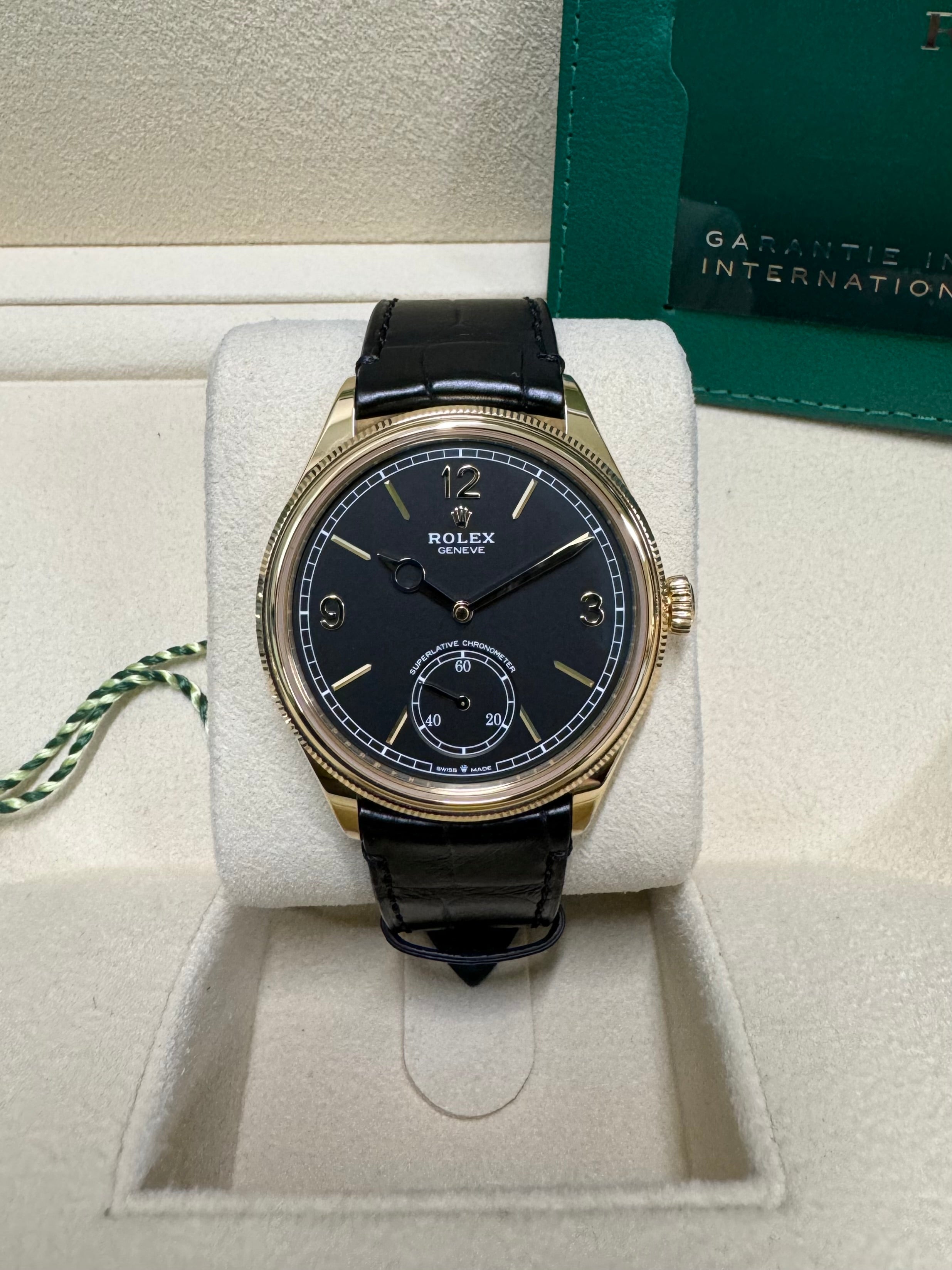 Rolex 1908 39 52508 Black Dial Watch