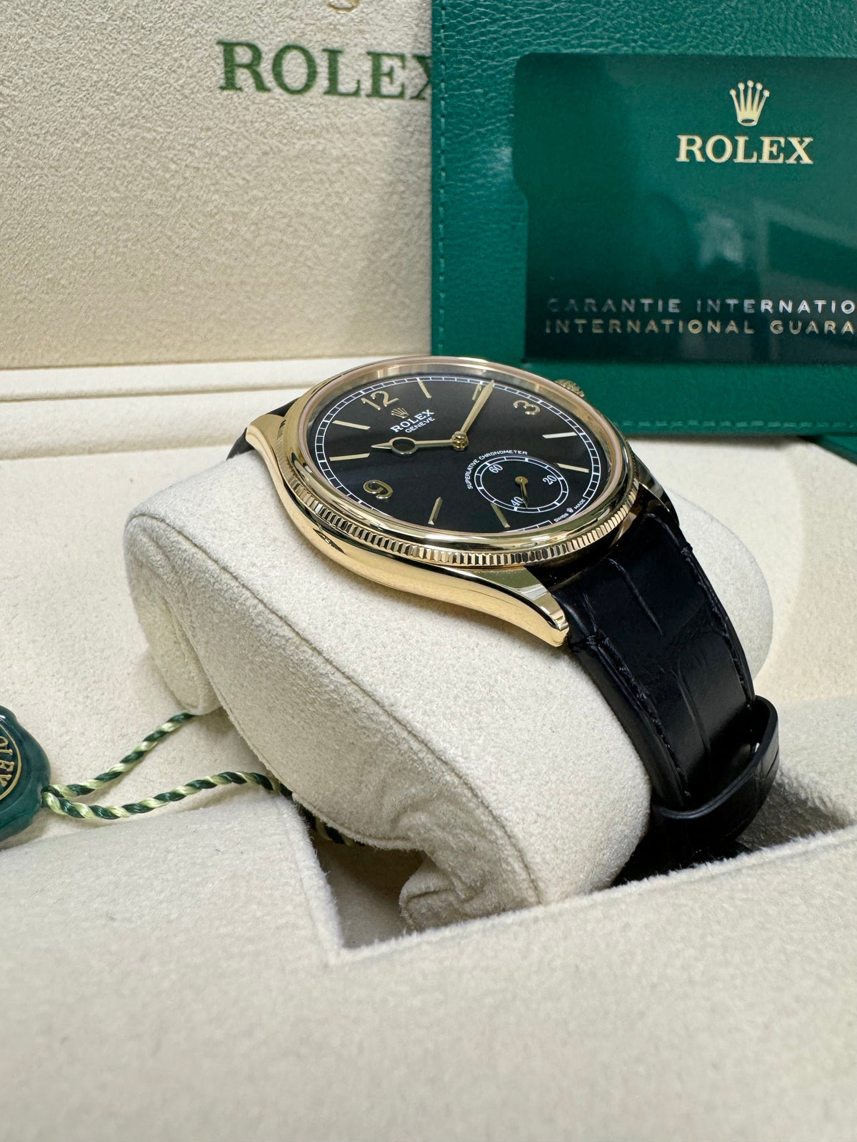 Rolex 1908 39 52508 Black Dial Watch