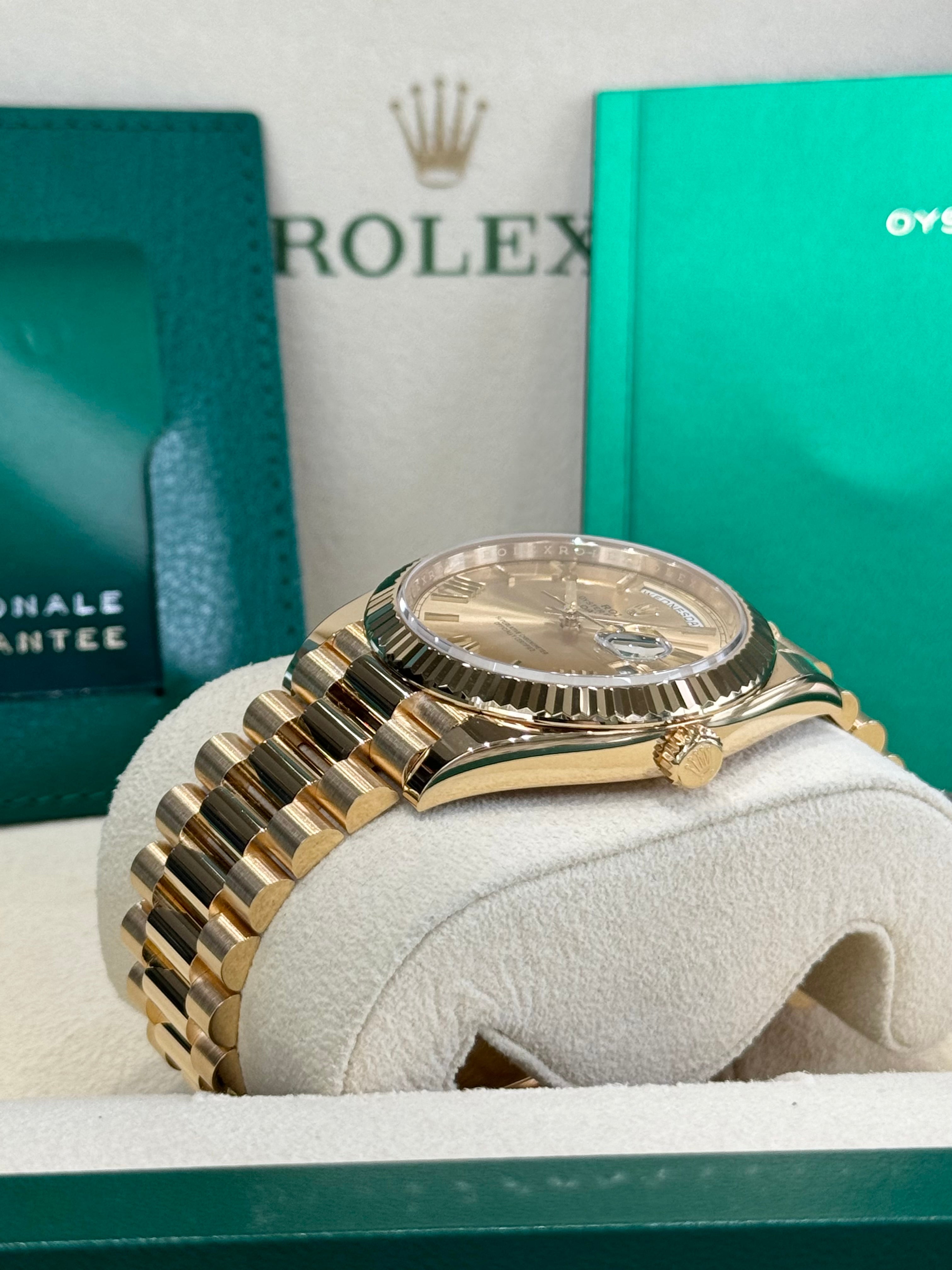 Rolex Day-Date 40 228238 Champagne Dial Watch