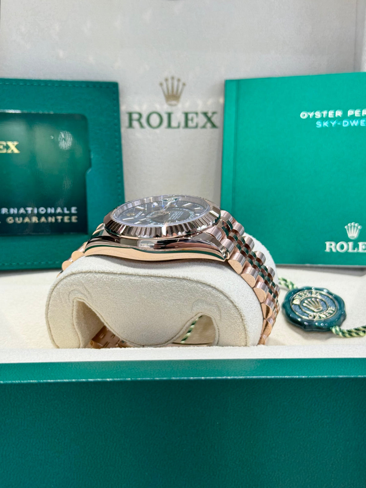 Rolex Sky-Dweller 42 336935 Blue-Green Dial Watch