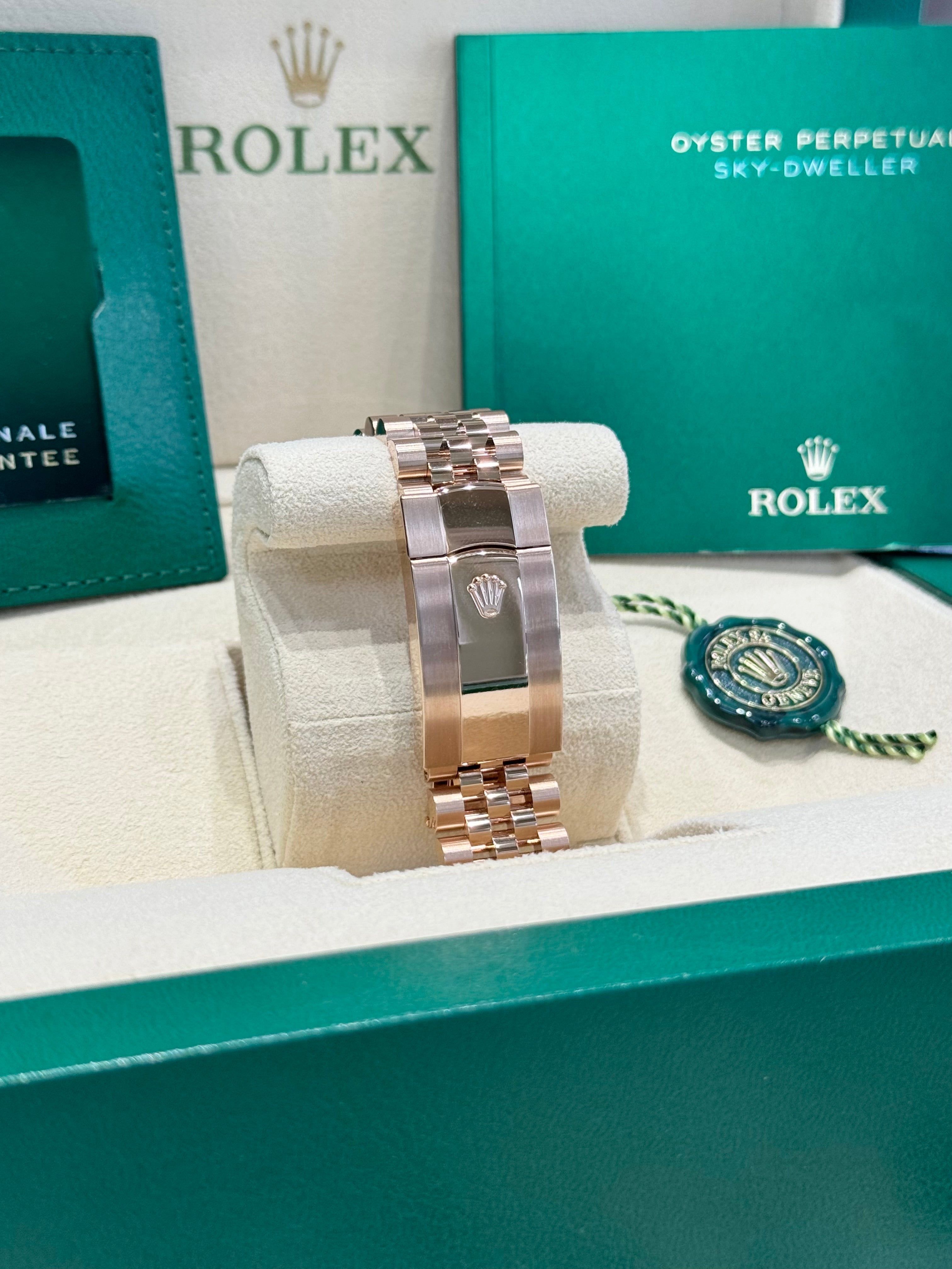 Rolex Sky-Dweller 42 336935 Blue-Green Dial Watch