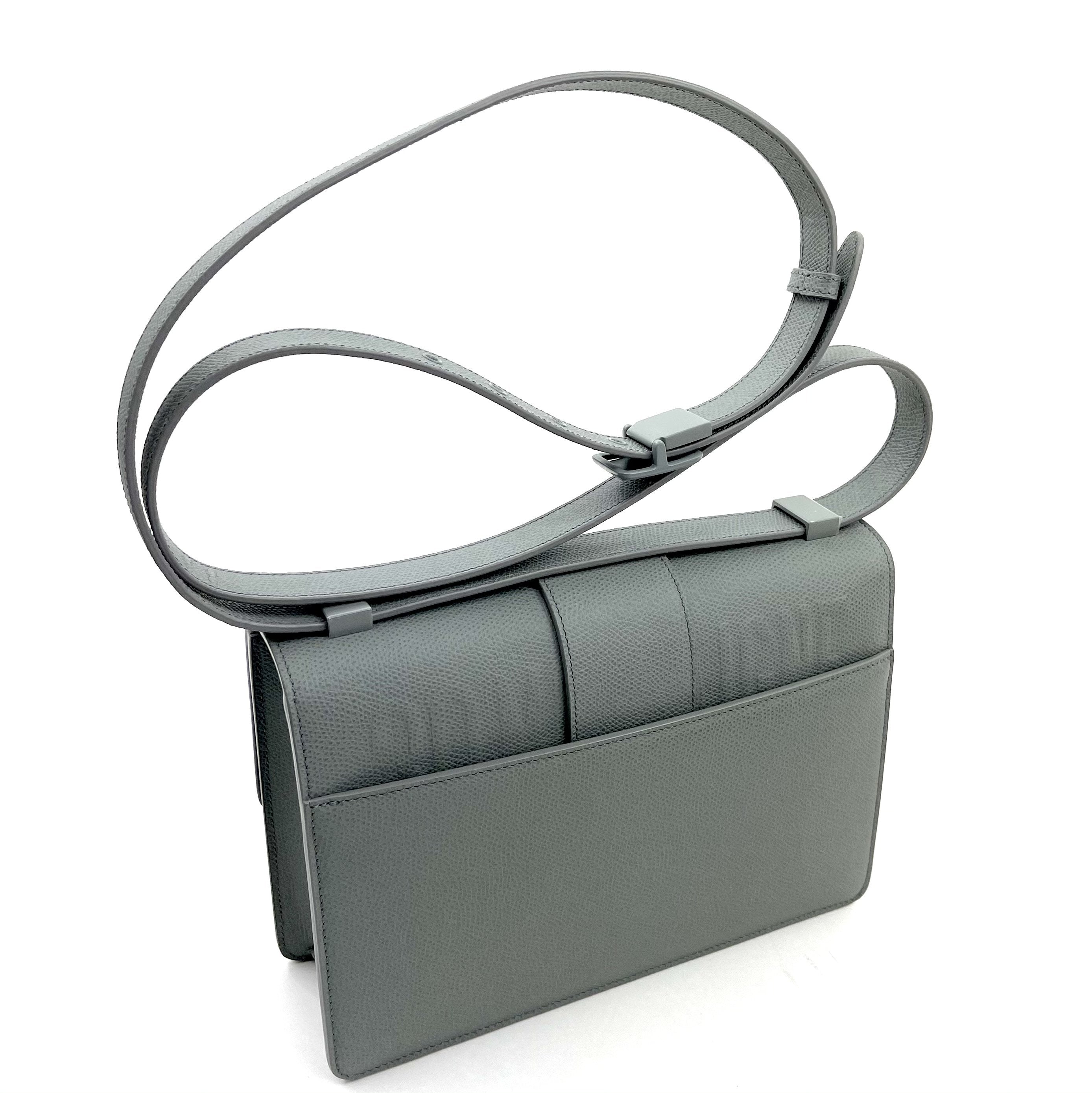 Dior 30 Montaigne Bag Ultramatte Gray Leather