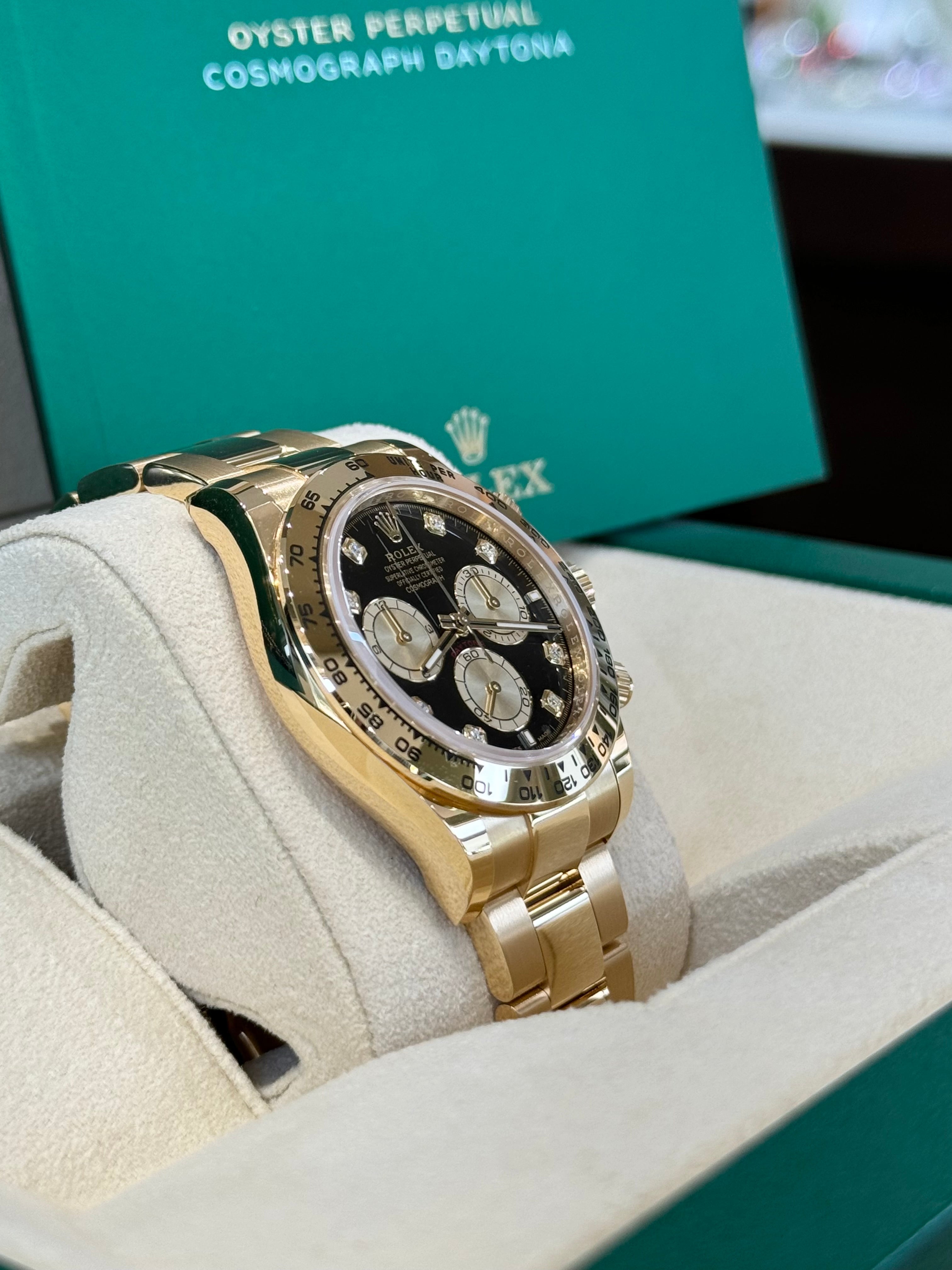 Rolex Daytona 40 126508 Black Diamond Dial Watch