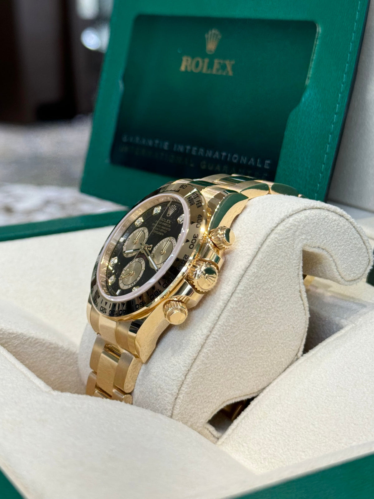 Rolex Daytona 40 126508 Black Diamond Dial Watch