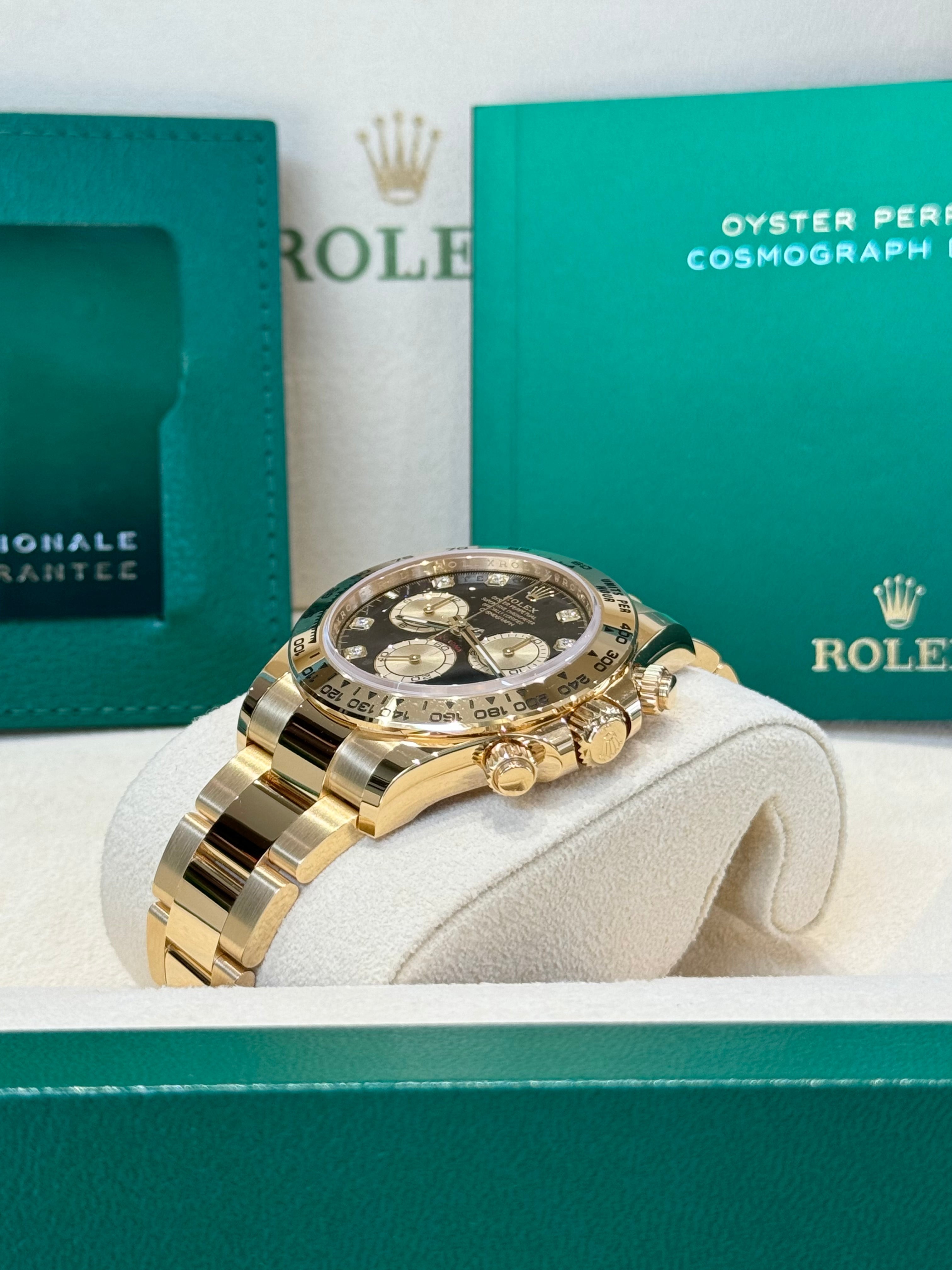 Rolex Daytona 40 126508 Black Diamond Dial Watch