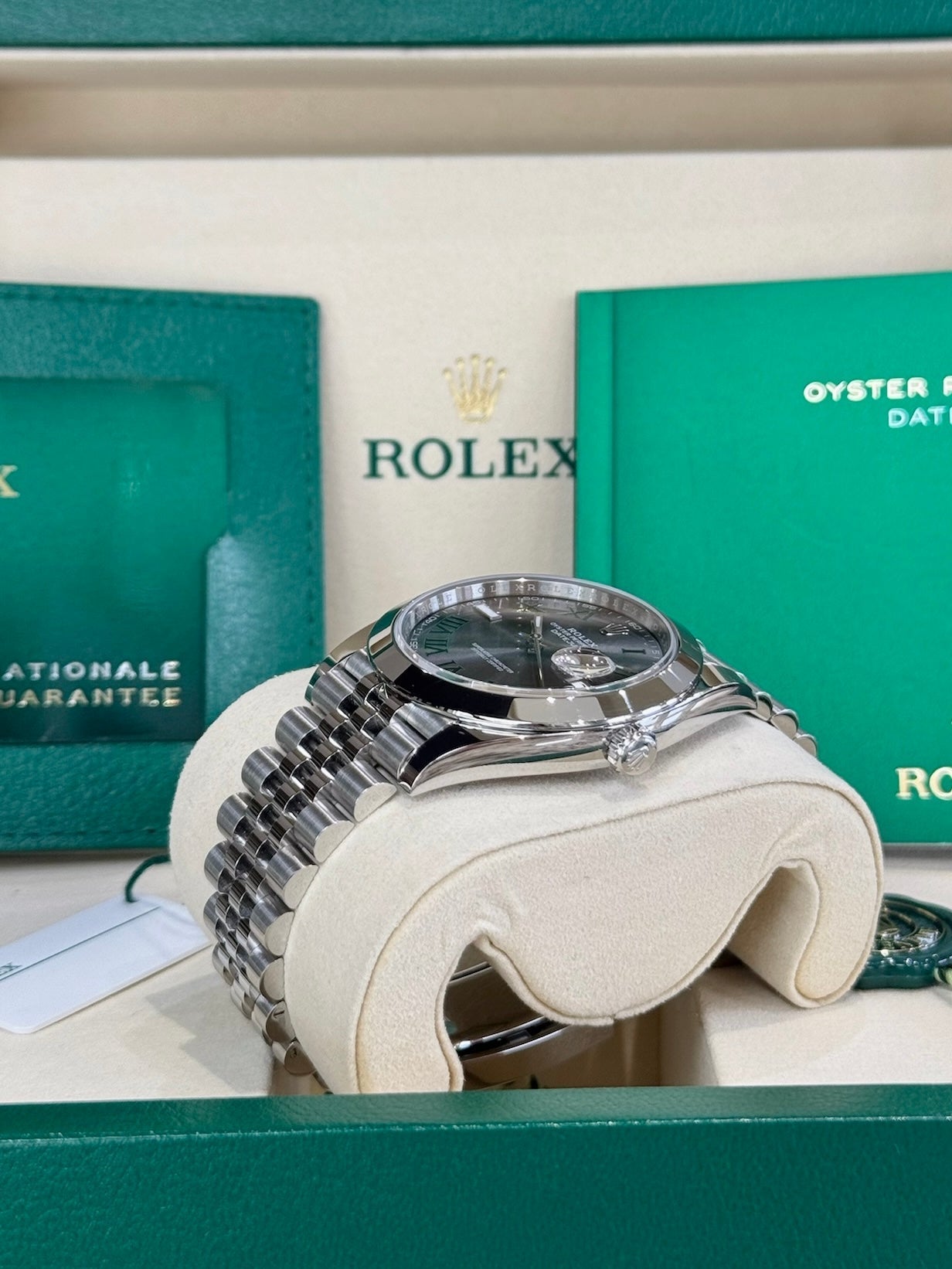 Rolex Datejust 41 126300 Dark Rhodium Dial Watch