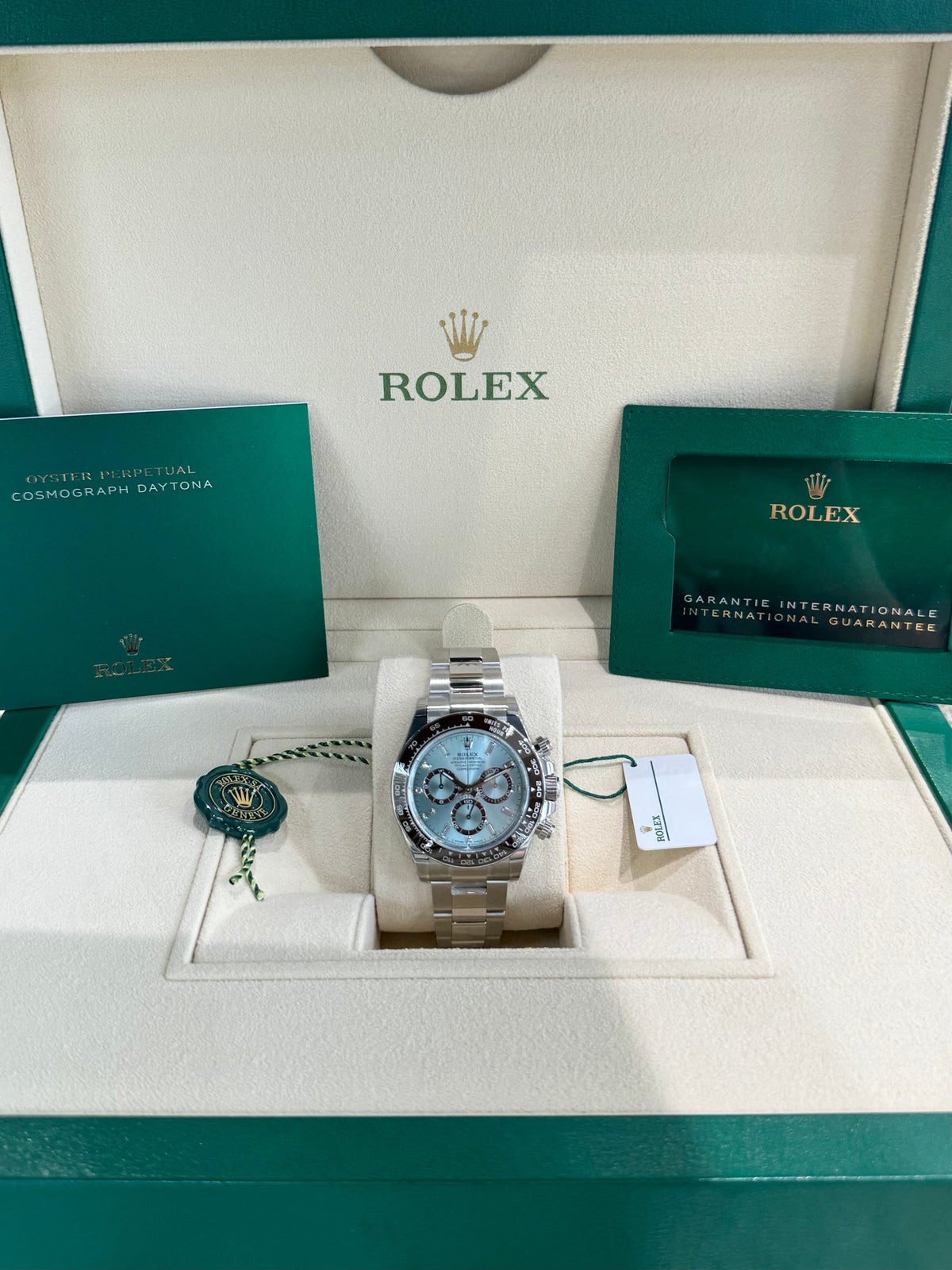 Rolex Daytona 40 126506 Ice Blue Diamond Dial Watch