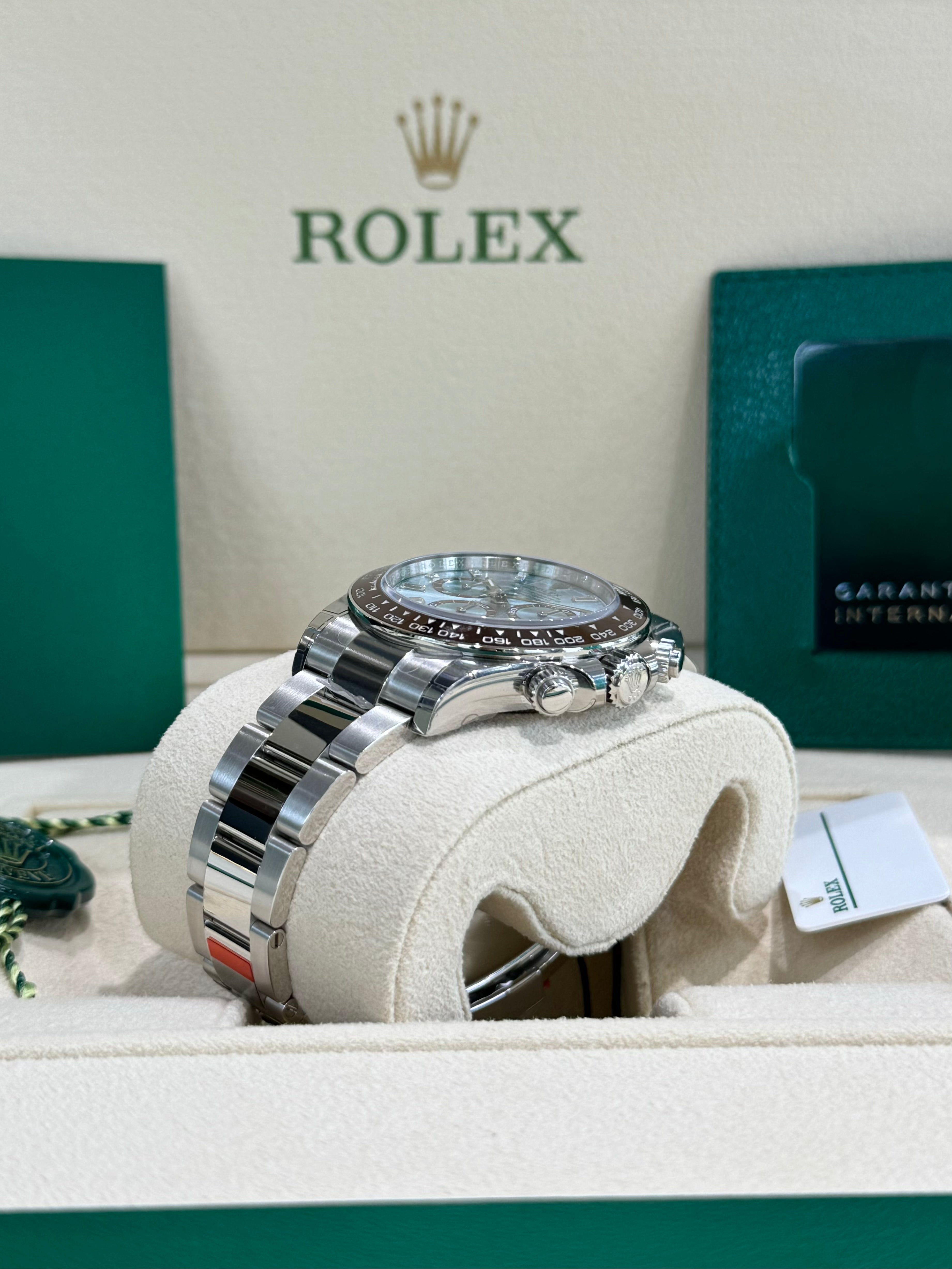 Rolex Daytona 40 126506 Ice Blue Diamond Dial Watch
