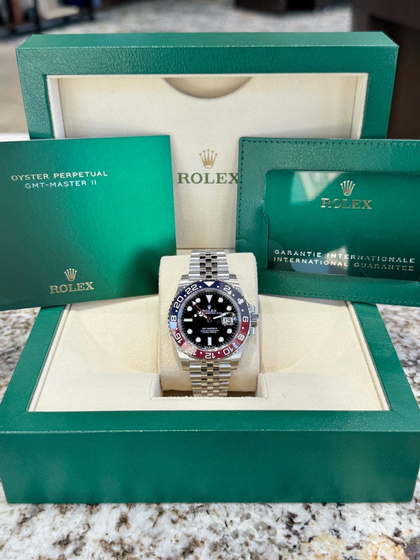 Rolex GMT-Master II 40 126710BLRO Black Dial Watch