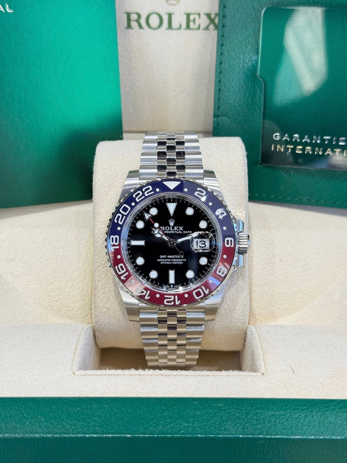 Rolex GMT-Master II 40 126710BLRO Black Dial Watch