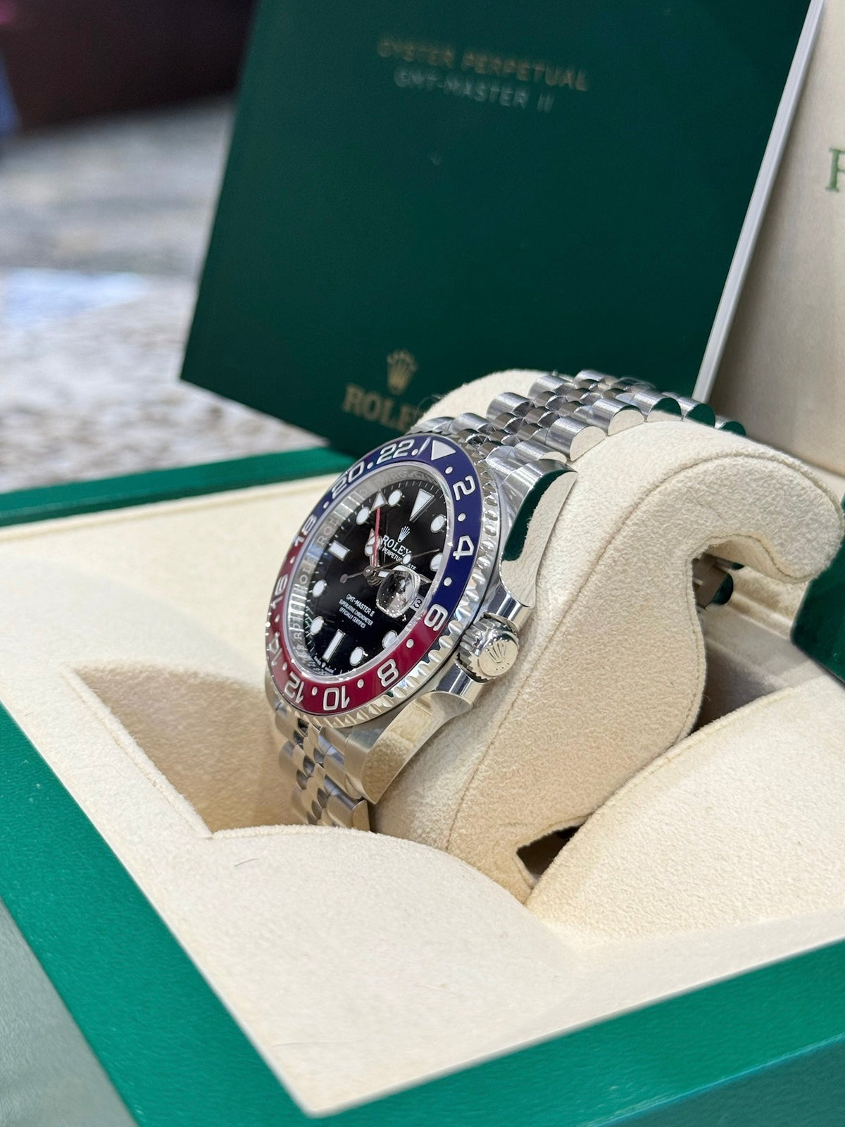Rolex GMT-Master II 40 126710BLRO Black Dial Watch